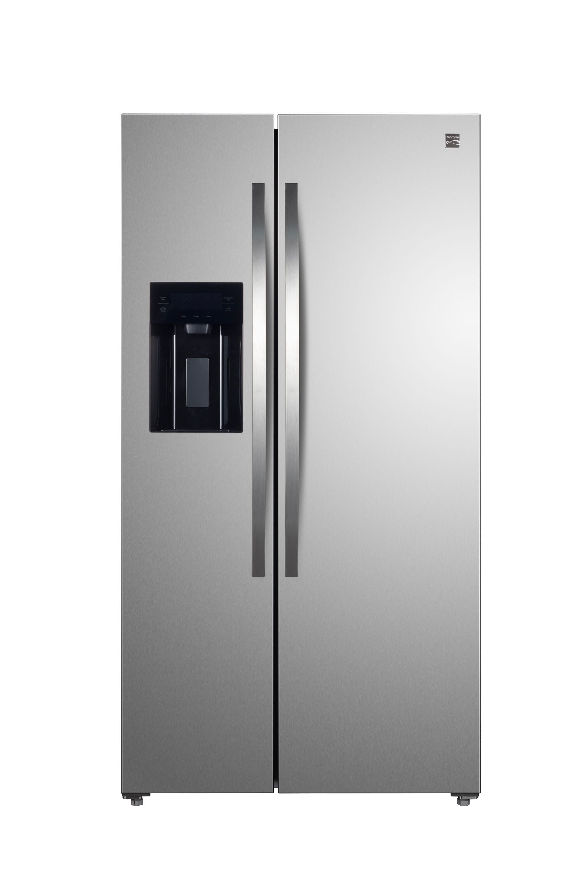 Kenmore 20-cu ft Counter-depth Side-by-Side Refrigerator with Ice 