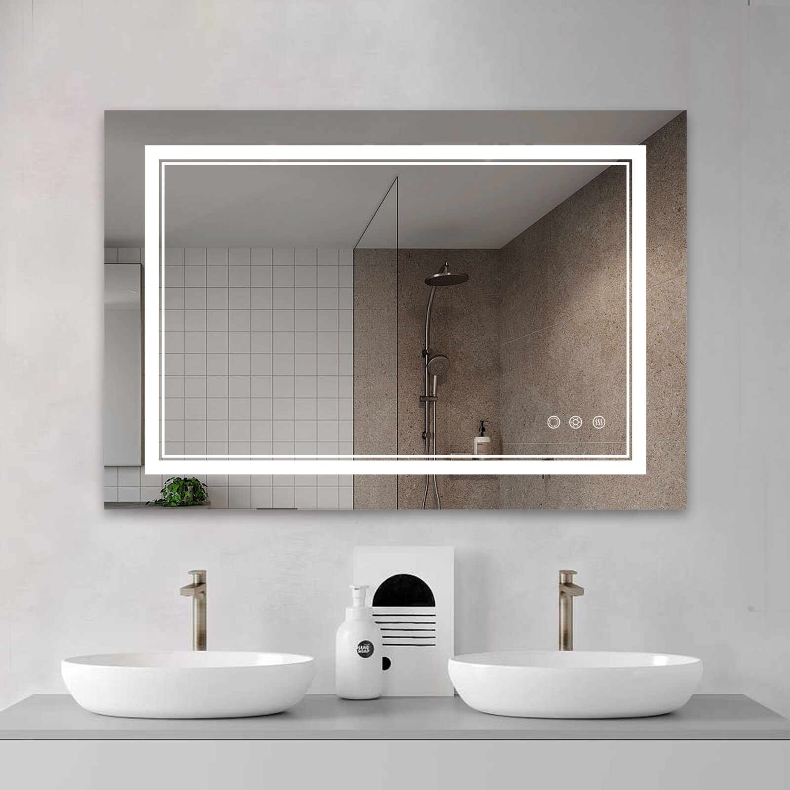 Maxax MXML01-106 Framed-Bath-Mirrors - View #2