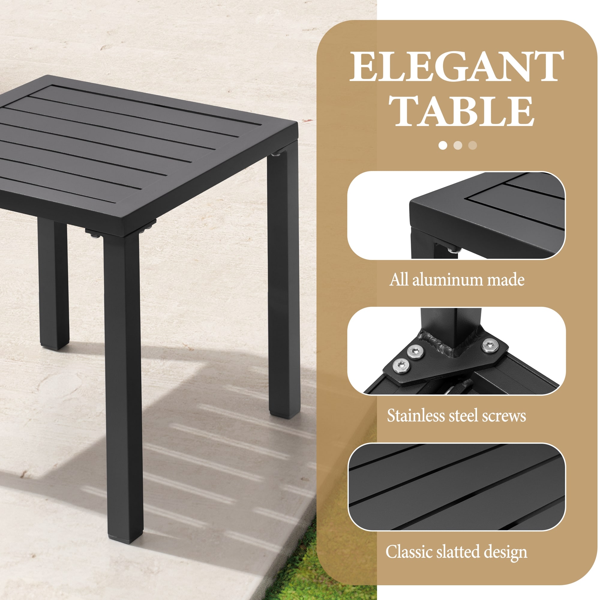 Crestlive Products CL-TB006BLK Patio-Tables - View #6