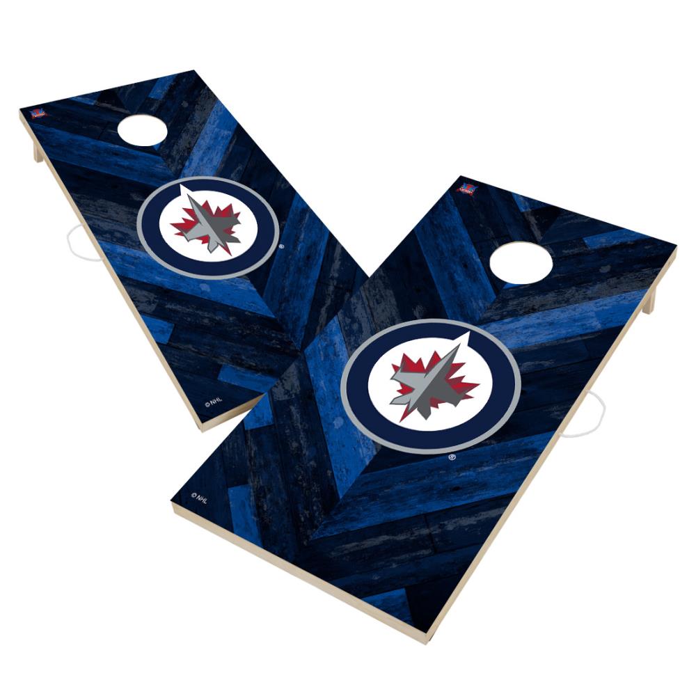 Winnipeg Jets Solid Wood 2x4 Cornhole