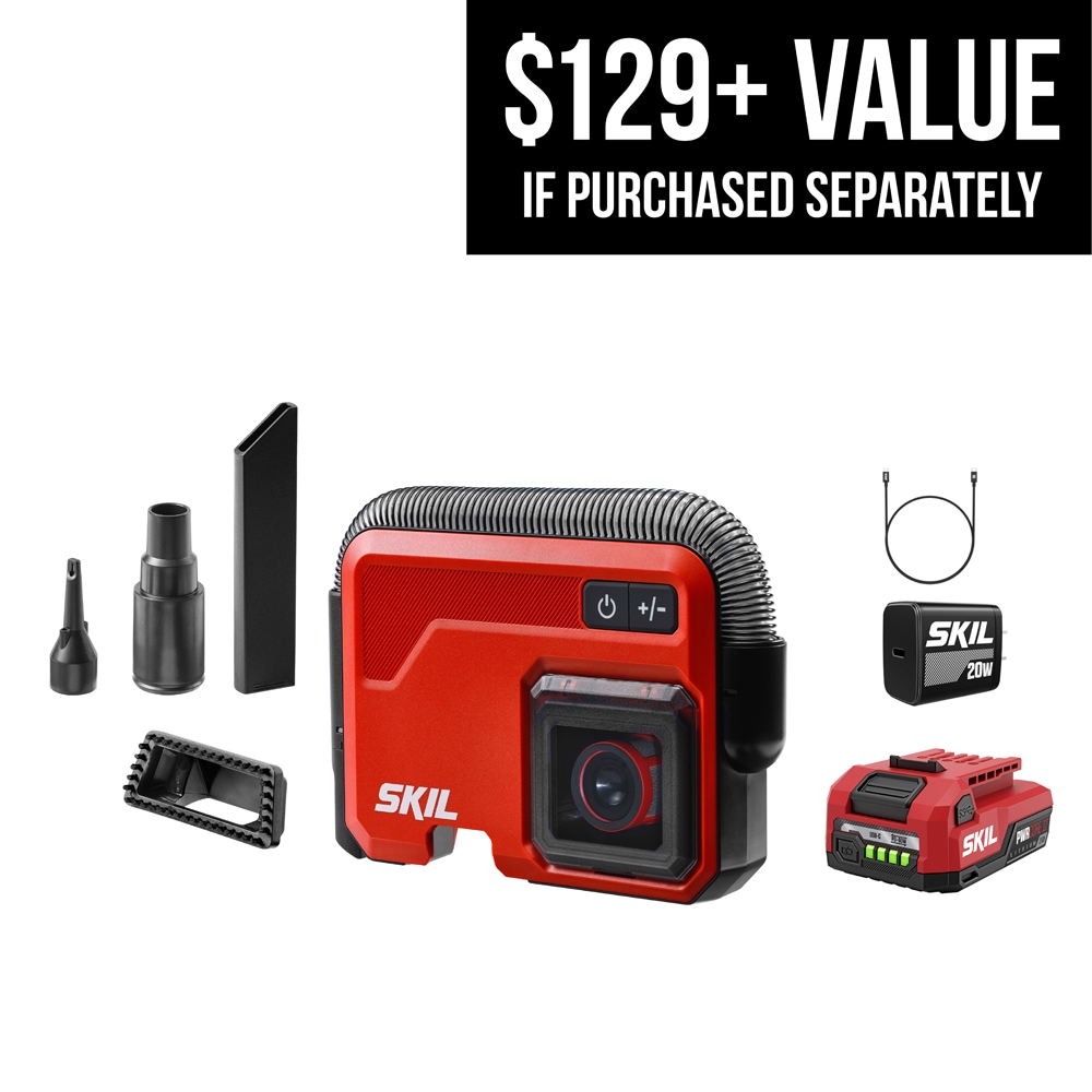 SKIL VA1200D-11 PWR CORE 12/20V Cordless Car Handheld Vacuum