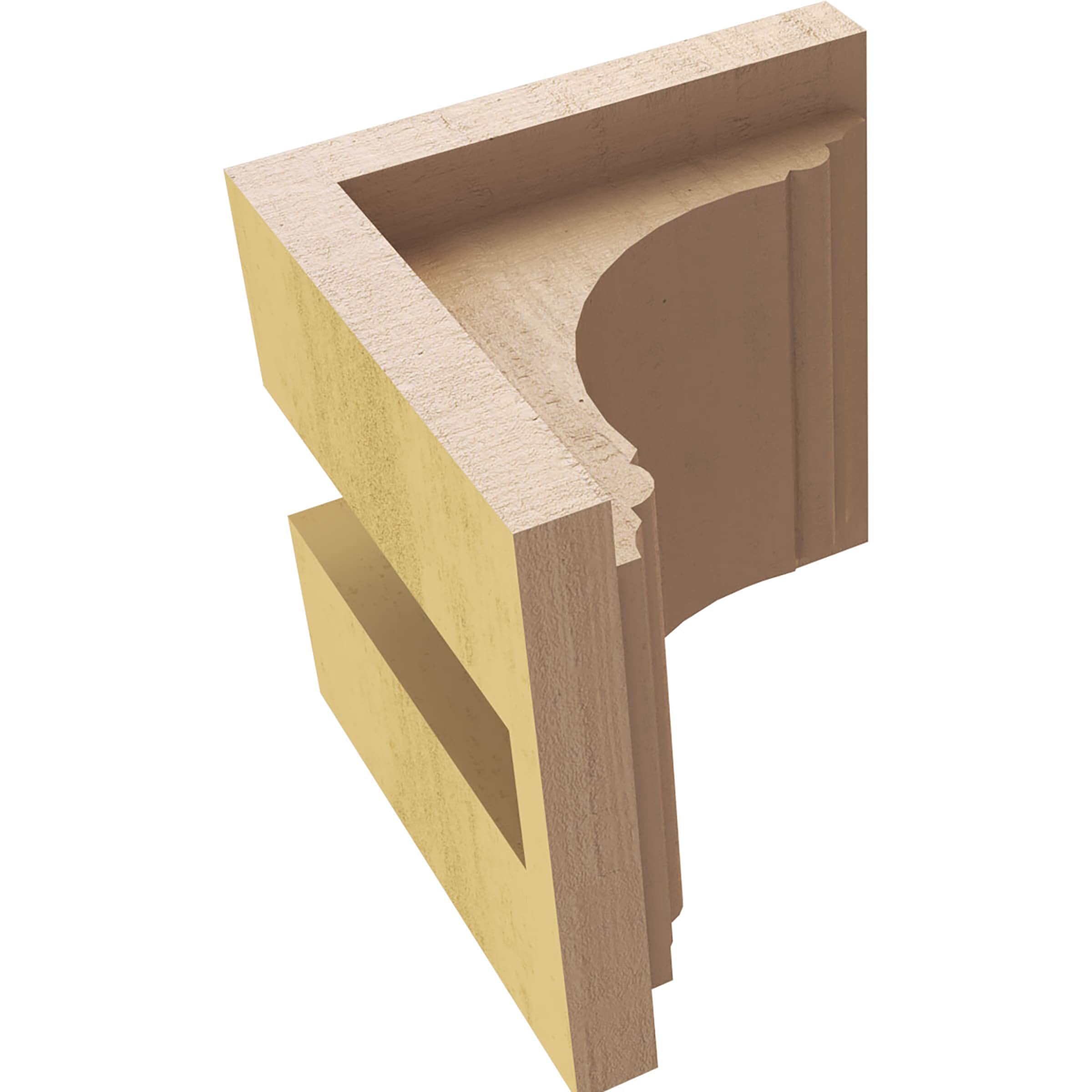 Ekena Millwork CORU04X04X04WARRCPR corbels - View #6