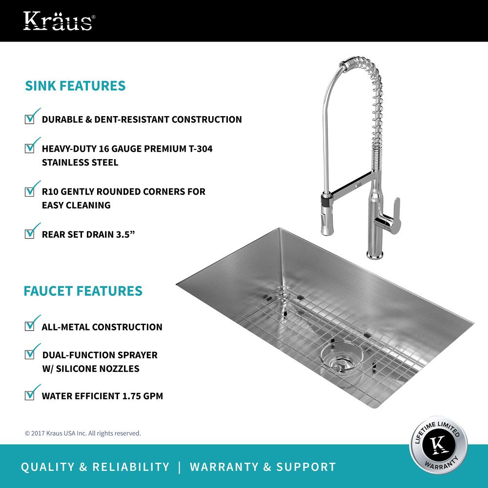 Kraus KHU100-32-1650-41CH Kitchen-Sinks - View #12