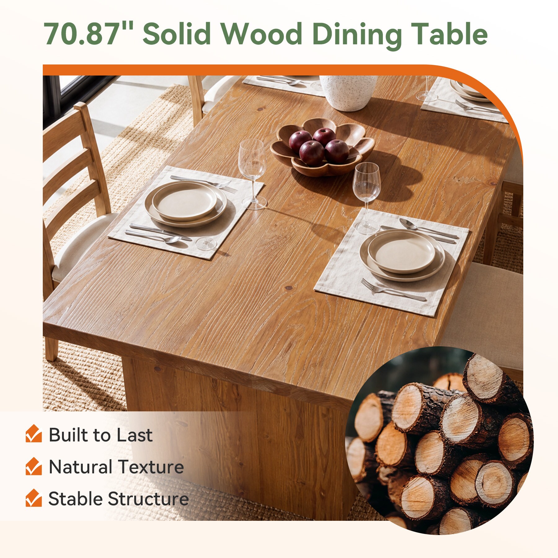 LITTLE TREE LWLT-CH0066-CLL Dining-Tables - View #5