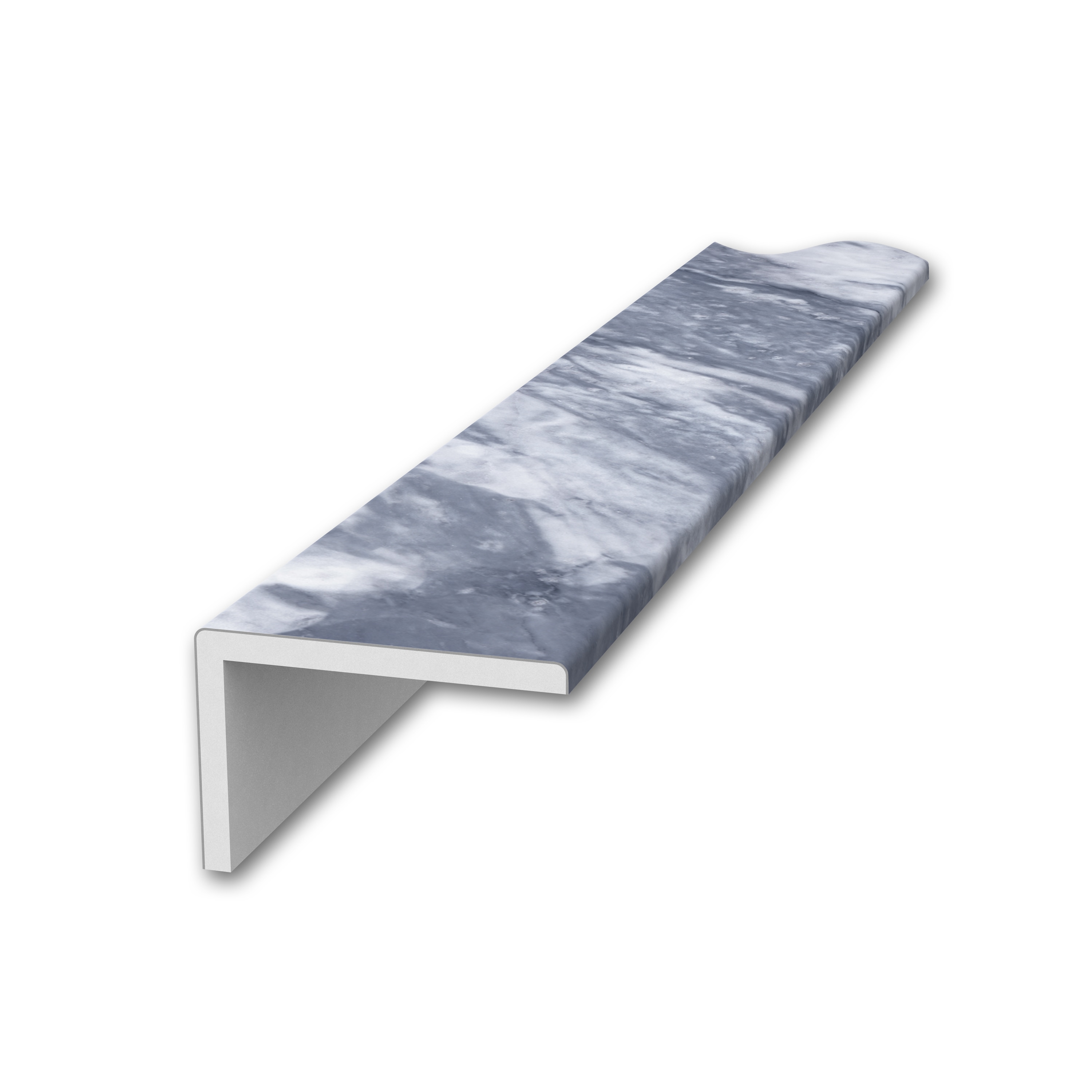FlexStone FLXSG3296BM 3 in. x 96 in. Remodel Trim with 2 in. Lip in Beaumont