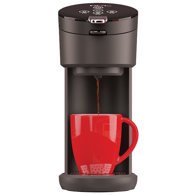 Instant Brands Instant Solo Single Serve Coffee Charcoal Programmable Single -Serve Coffee Maker in the Single-Serve Coffee Makers department at