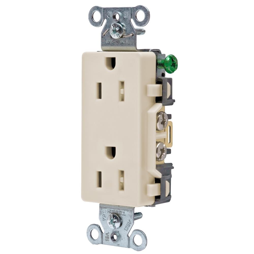 Hubbell DR15LATRZ receptacles - View #2