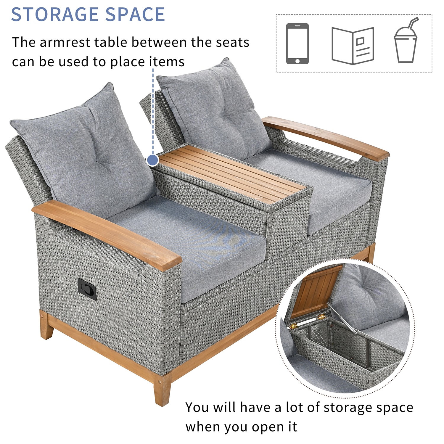 SINOFURN SYA020118BG Patio-Sofas-Daybeds - View #7