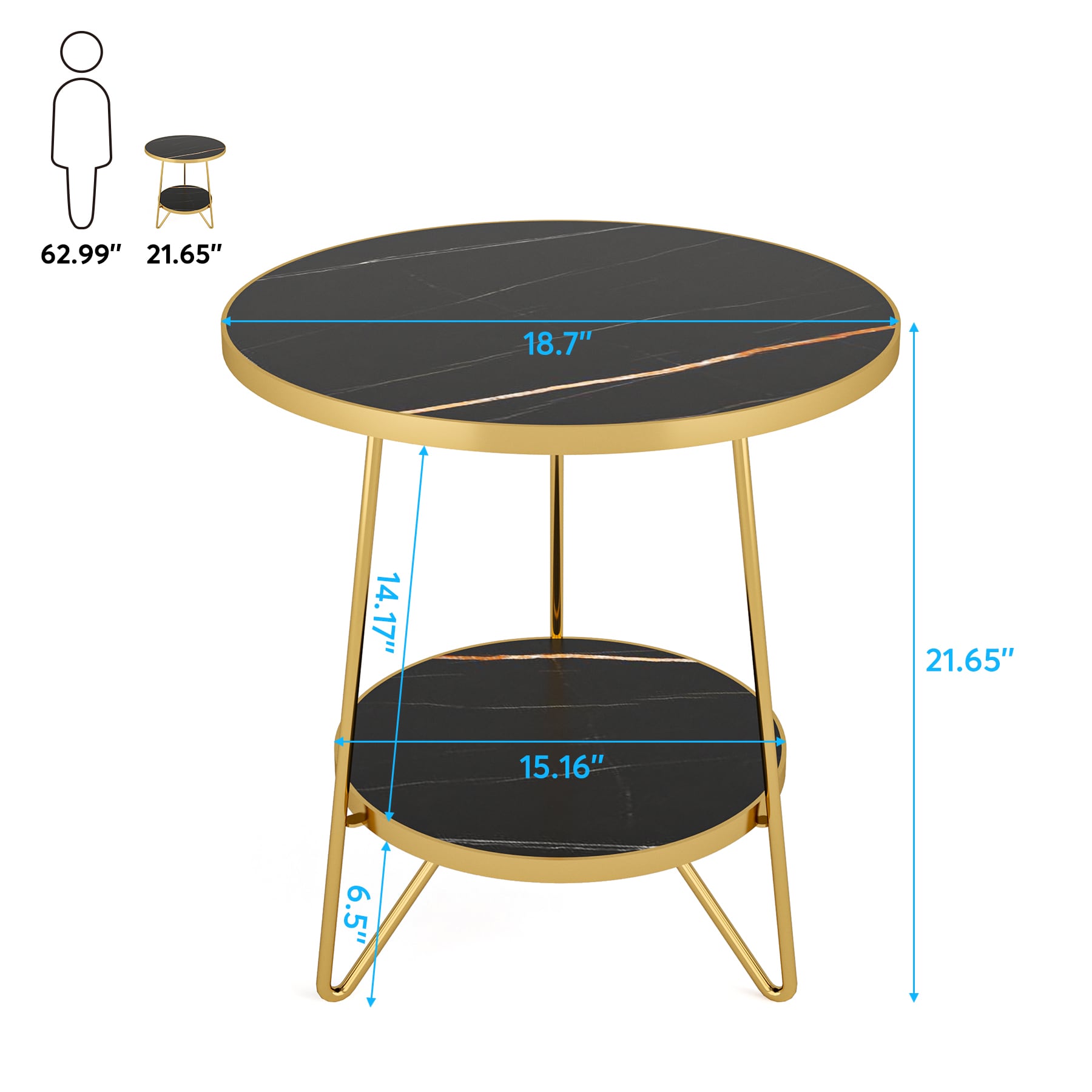 Fnova LWTJ-J0203 End-Tables - View #4