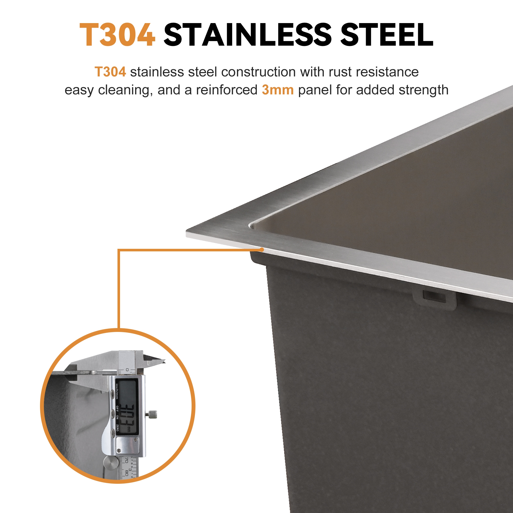 Trivework AQKS02-BR-332208-DZ Kitchen-Sinks - View #5