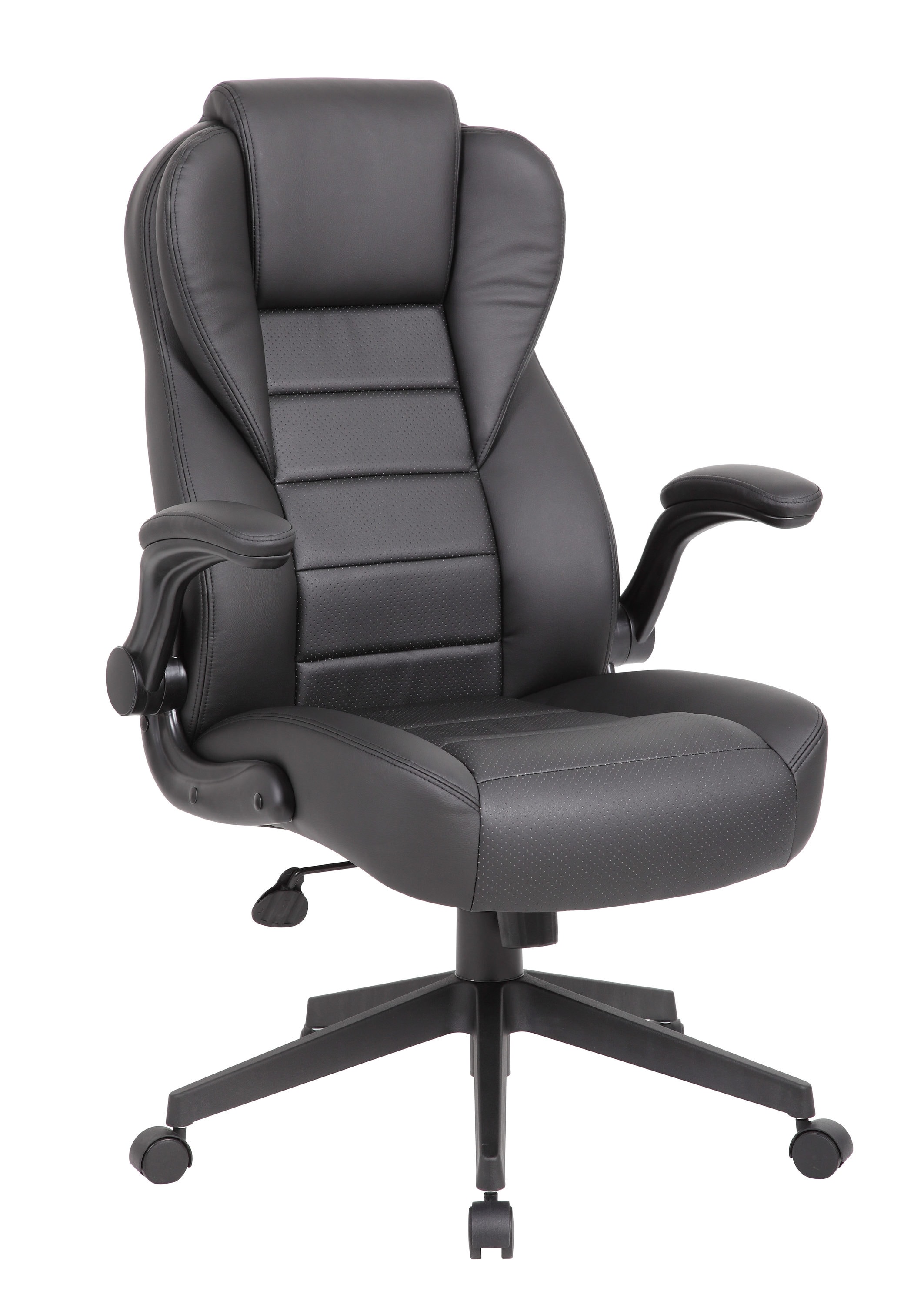 BestOffice Black Contemporary Ergonomic Adjustable Height Swivel Mesh  Executive Chair