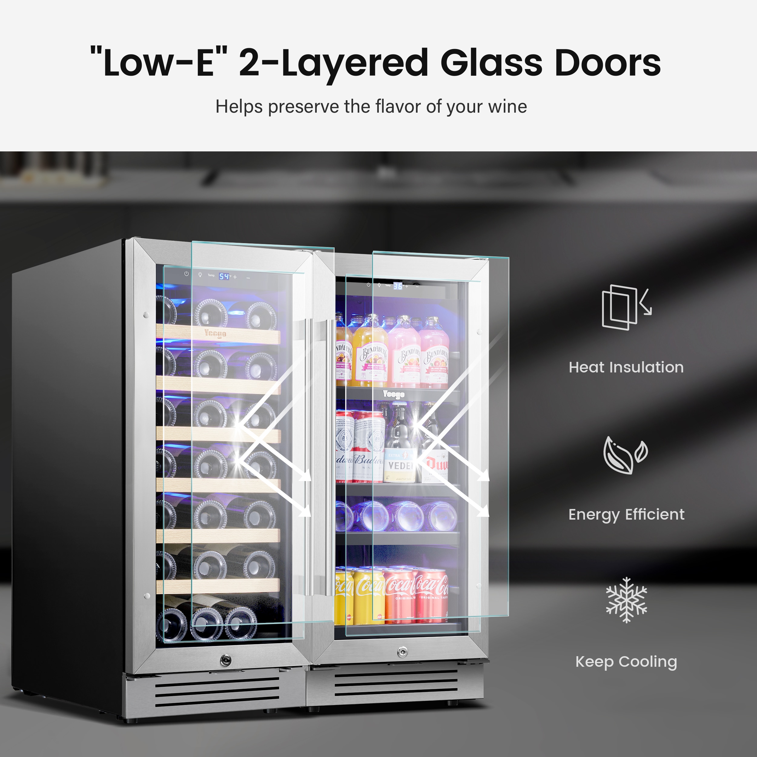 Yeego YEG-BS15WS15-LS Beverage-Dispensers - View #2
