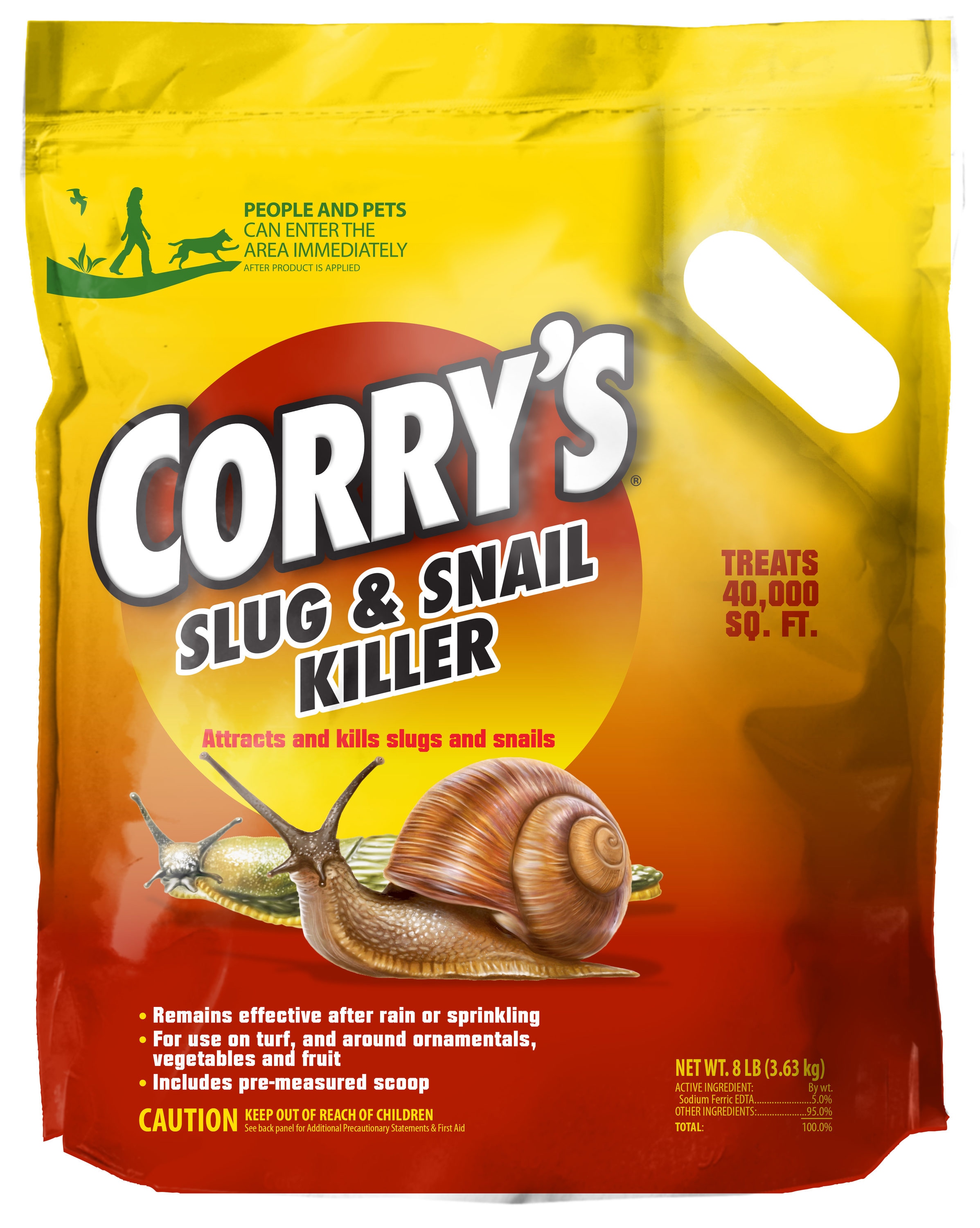Corry's 7058500060 8-lb Snail and Slug Killer Pellets