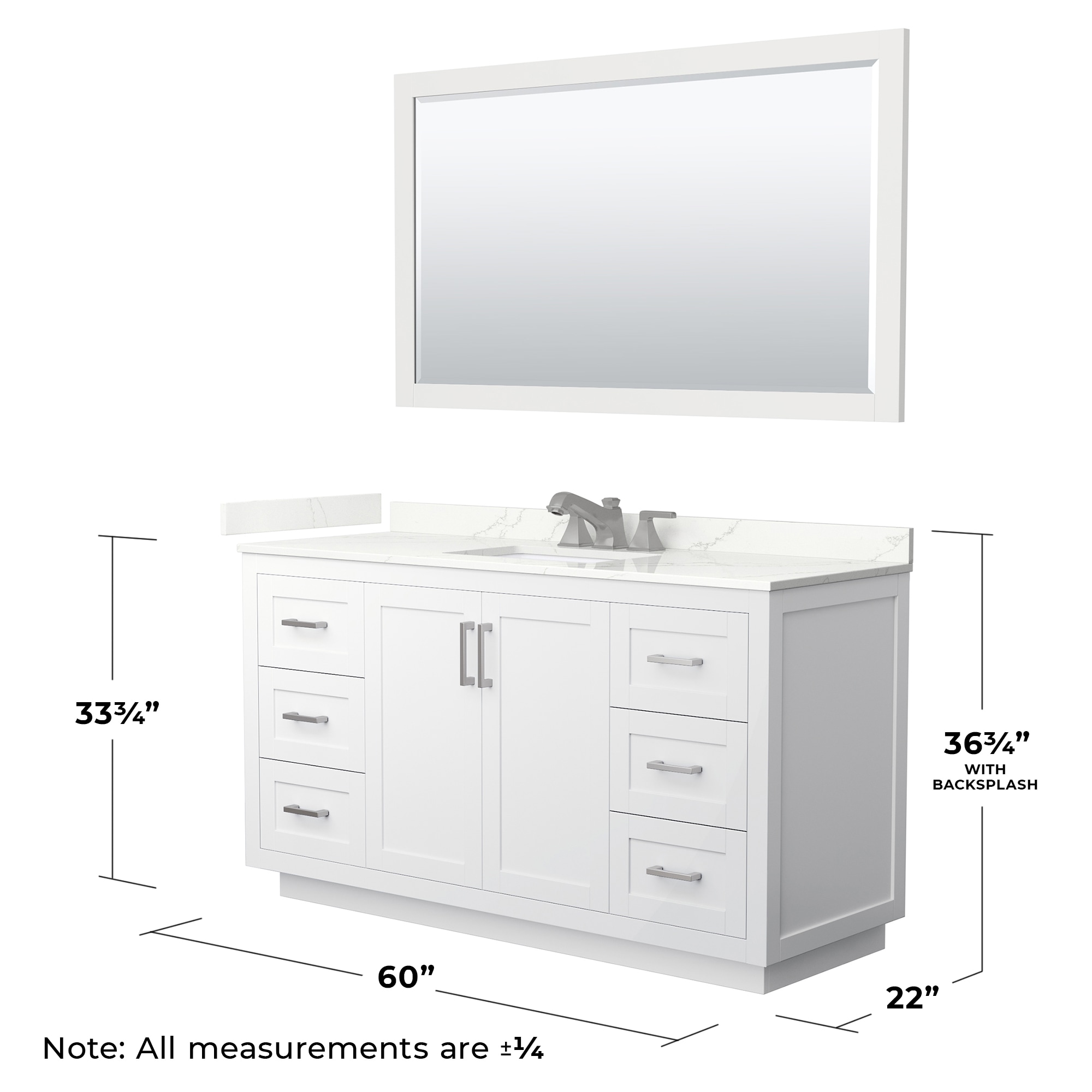 Wyndham Collection WCF292960SWHGTUS3M58 Bath-Vanity-Combo - View #6