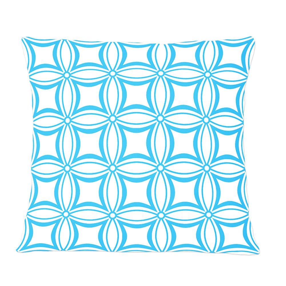 Designart CU24474-12-20 12-in x 20-in Blue Indoor Decorative Pillow