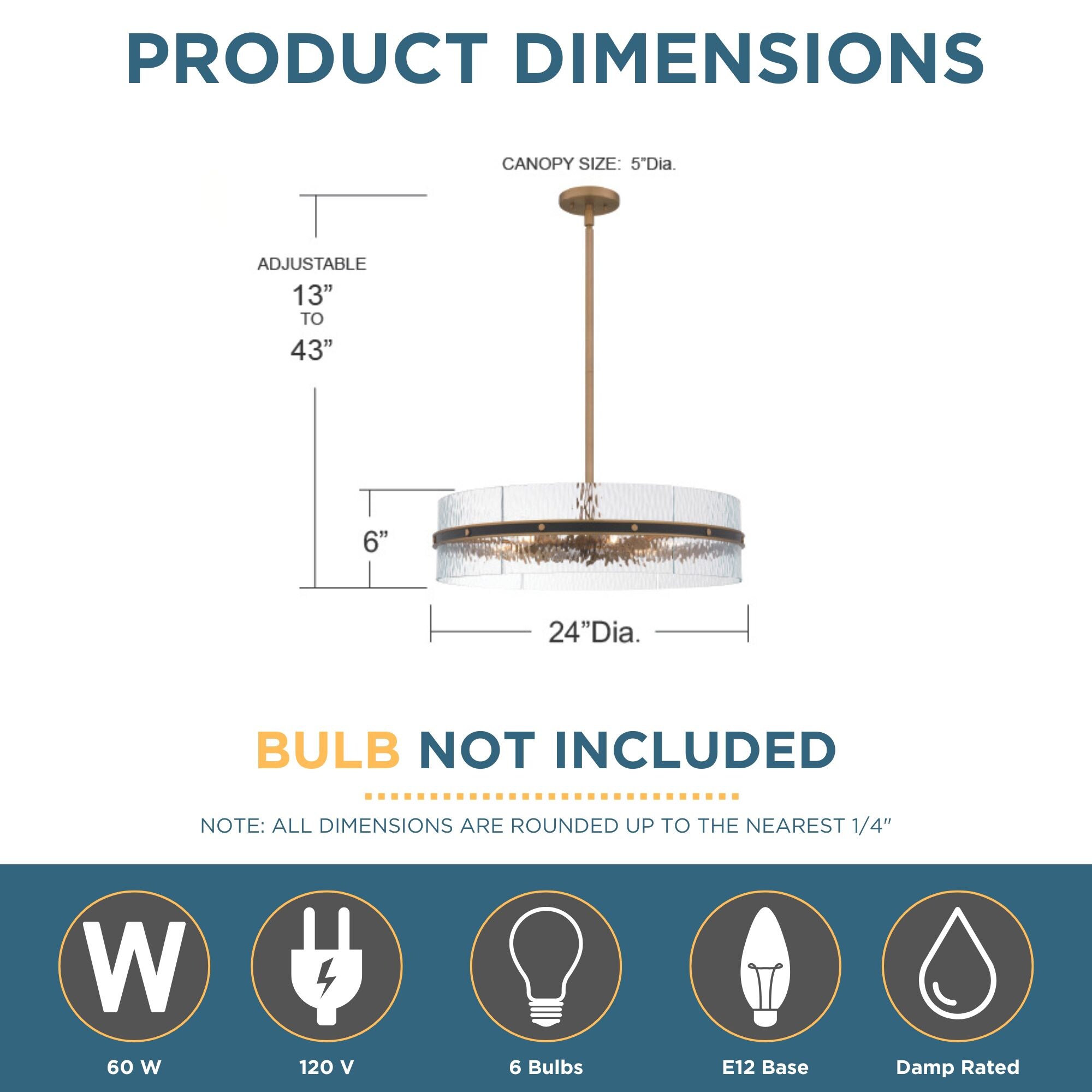 Quoizel REA2824MBK Pendant-Lights - View #5
