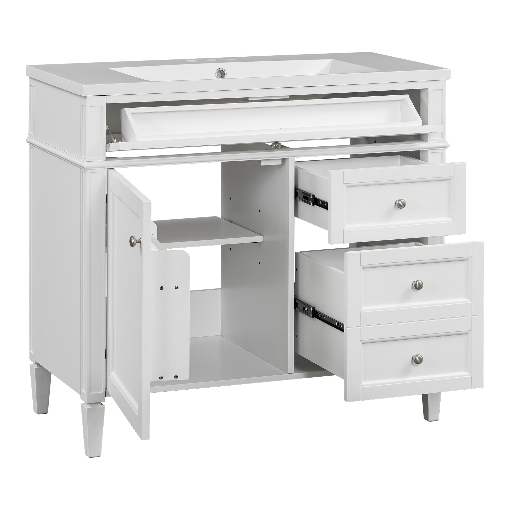 ModernLuxe L3P-N710S236006K Bath-Vanity-Combo - View #7