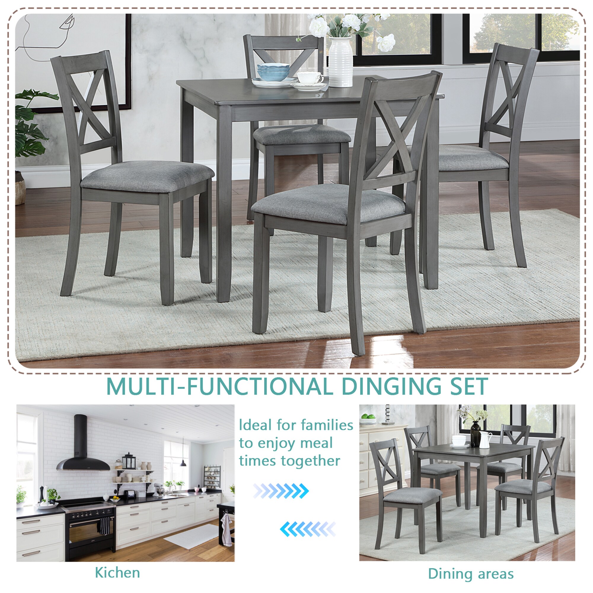SINOFURN SYA020307WT Dining-Sets - View #8