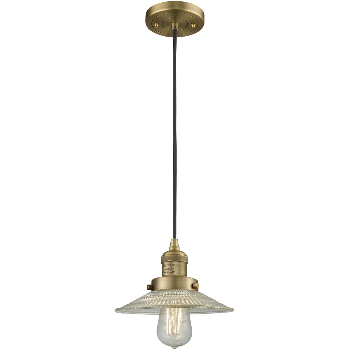 Innovations Lighting 1353899 201C-BB-G2-LED Franklin Restoration Halophane Mini Pendant