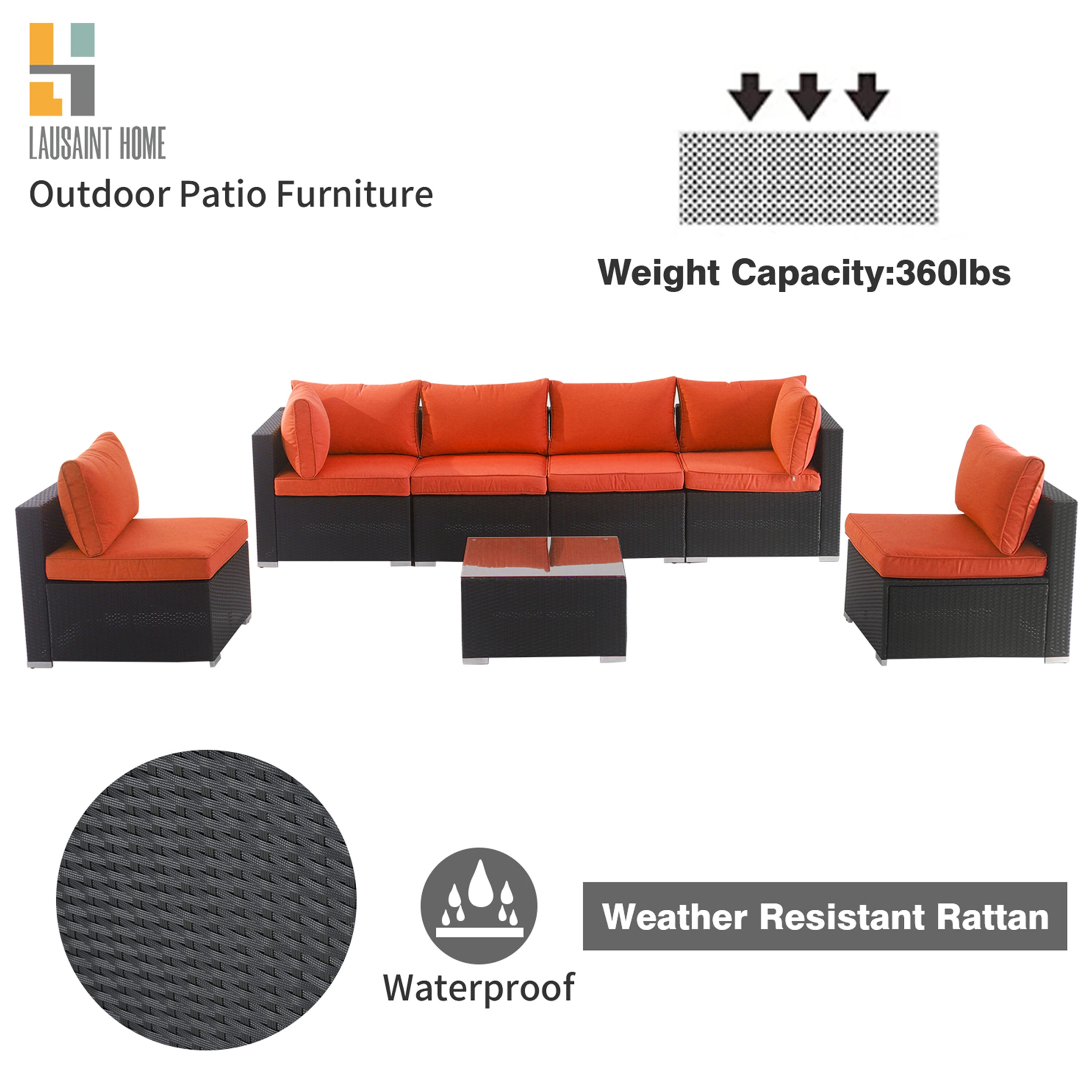Mondawe 21OD555478OR Patio-Conversation-Sets - View #3