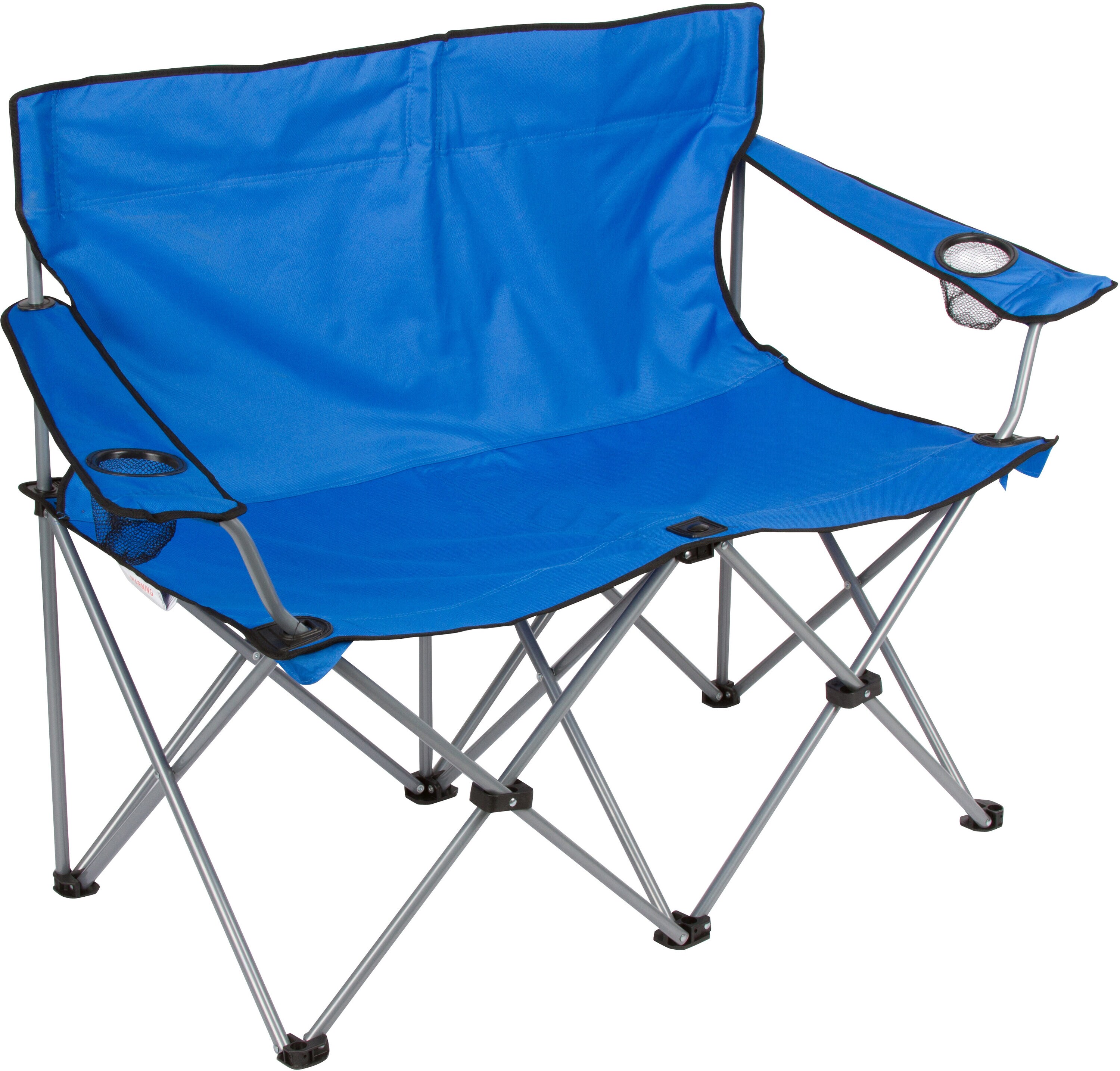 Trademark Innovations Loveseat-style Double Camp Chair with Steel