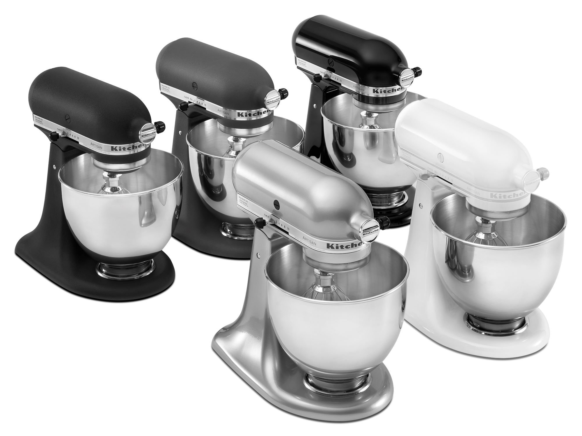 Black 5-Quart Series at the department 10-Speed KitchenAid Mixer Mixers Artisan Stand in Stand Imperial Residential