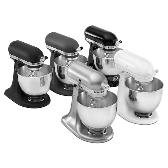 5-Quart at Mixers in Series KitchenAid Stand Artisan the department Stand Mixer Residential Imperial 10-Speed Black