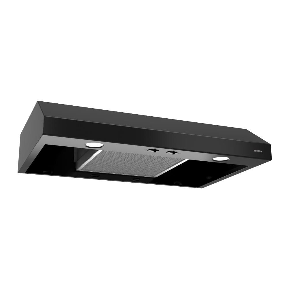 Broan 30-in Convertible Black Undercabinet Range Hood at Lowes.com