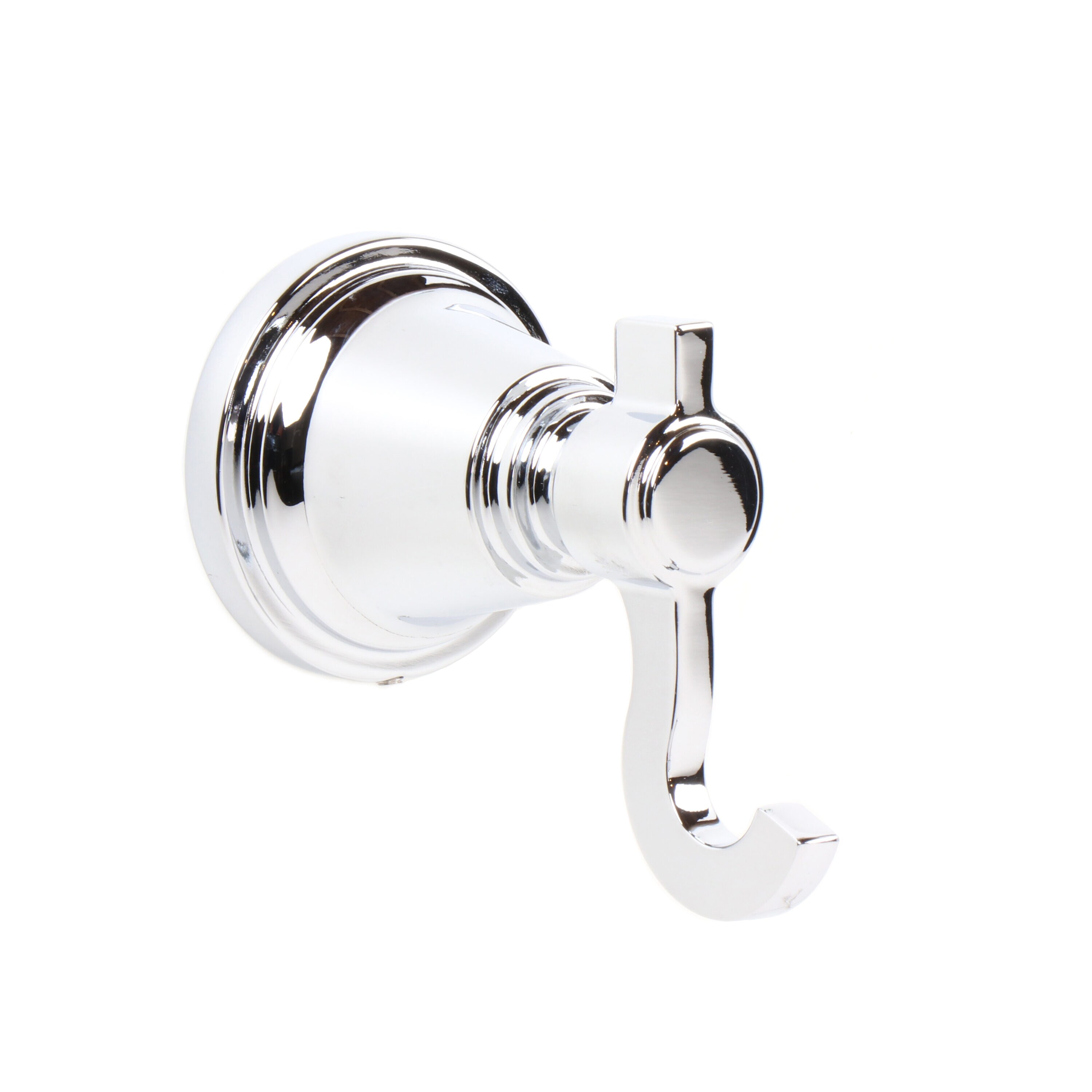 allen + roth Designer 2 Chrome Double-Hook Wall Mount Towel Hook in the  Towel Hooks department at