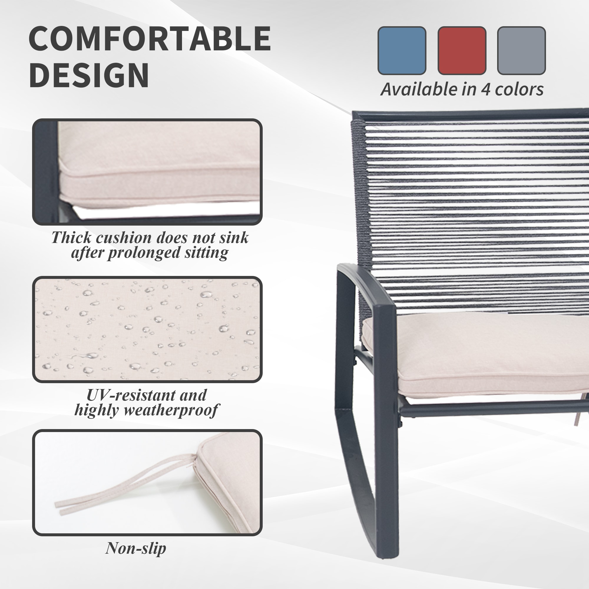 Clihome CL-FOPC360027 Patio-Conversation-Sets - View #5