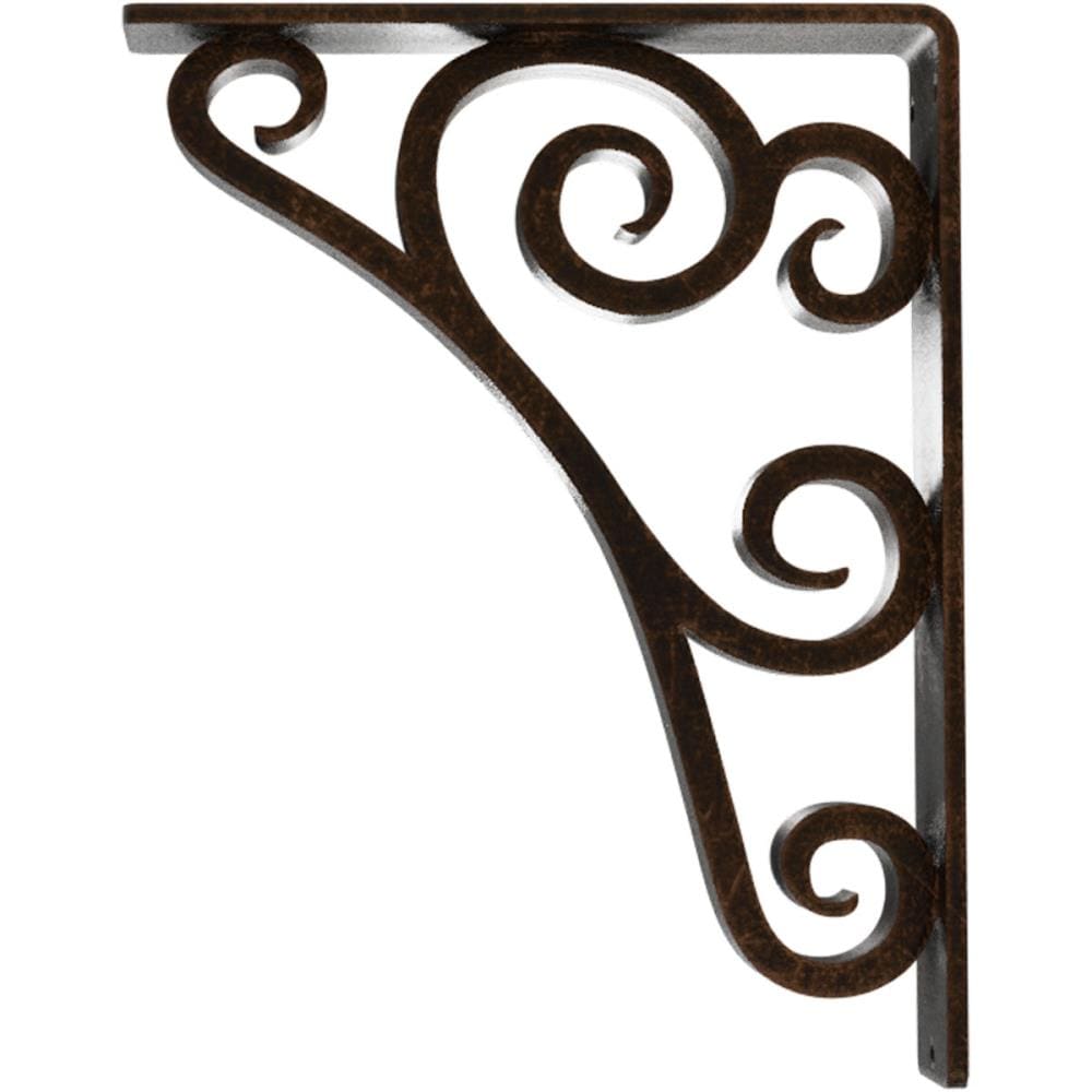 Ekena Millwork BKTM02X07X10TTNABZ Mending-Plates-Brackets-Braces - View #4