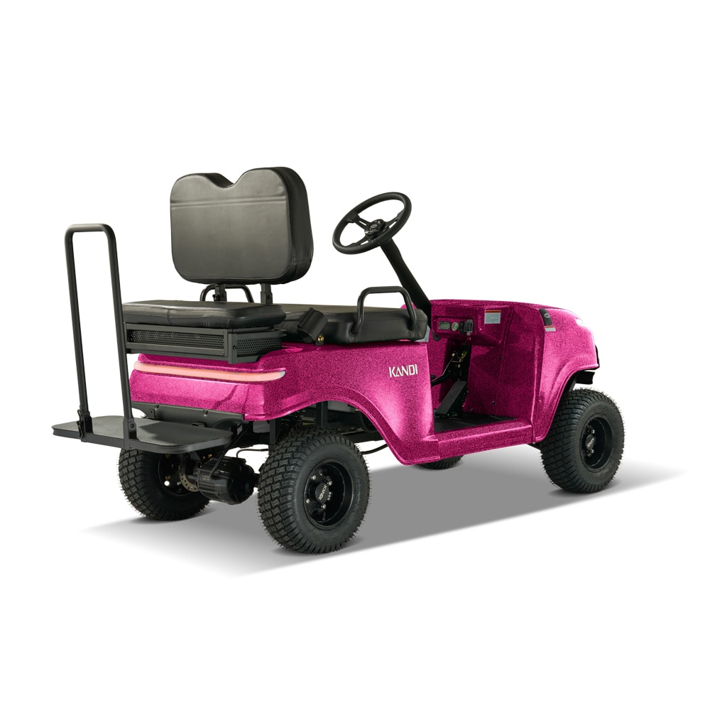 Kandi Mini Pink 2 Seat Electric Golf Cart With Lithium Battery Max Speed 9 Mph Lowmini P At 2575