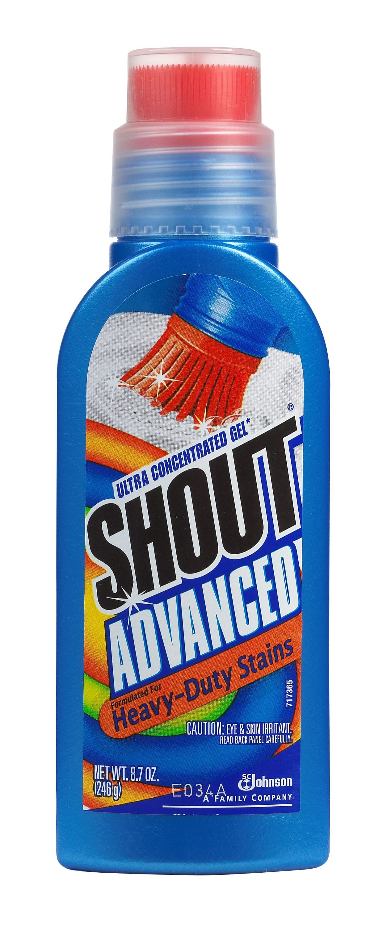 Shout Advanced Action Gel Stain Remover Refill, Stain Remover & Softener