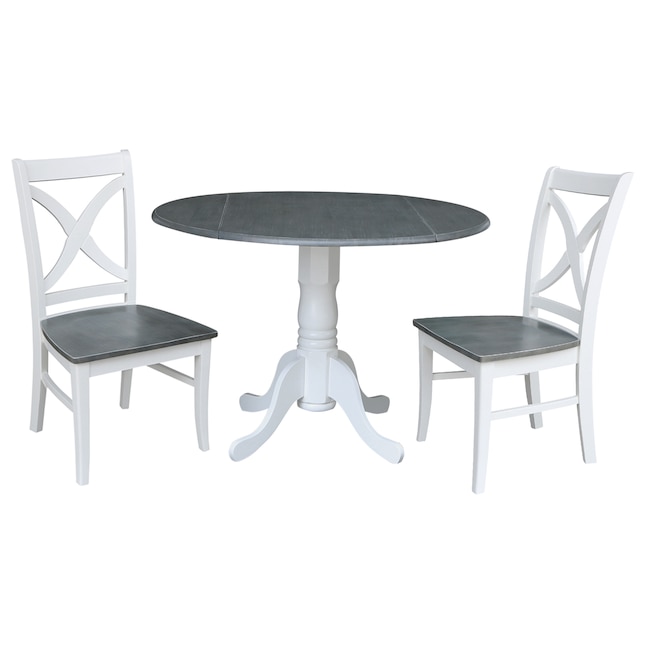 Dining Room Sets Department At, Round Dining Room Table With 2 Leaves