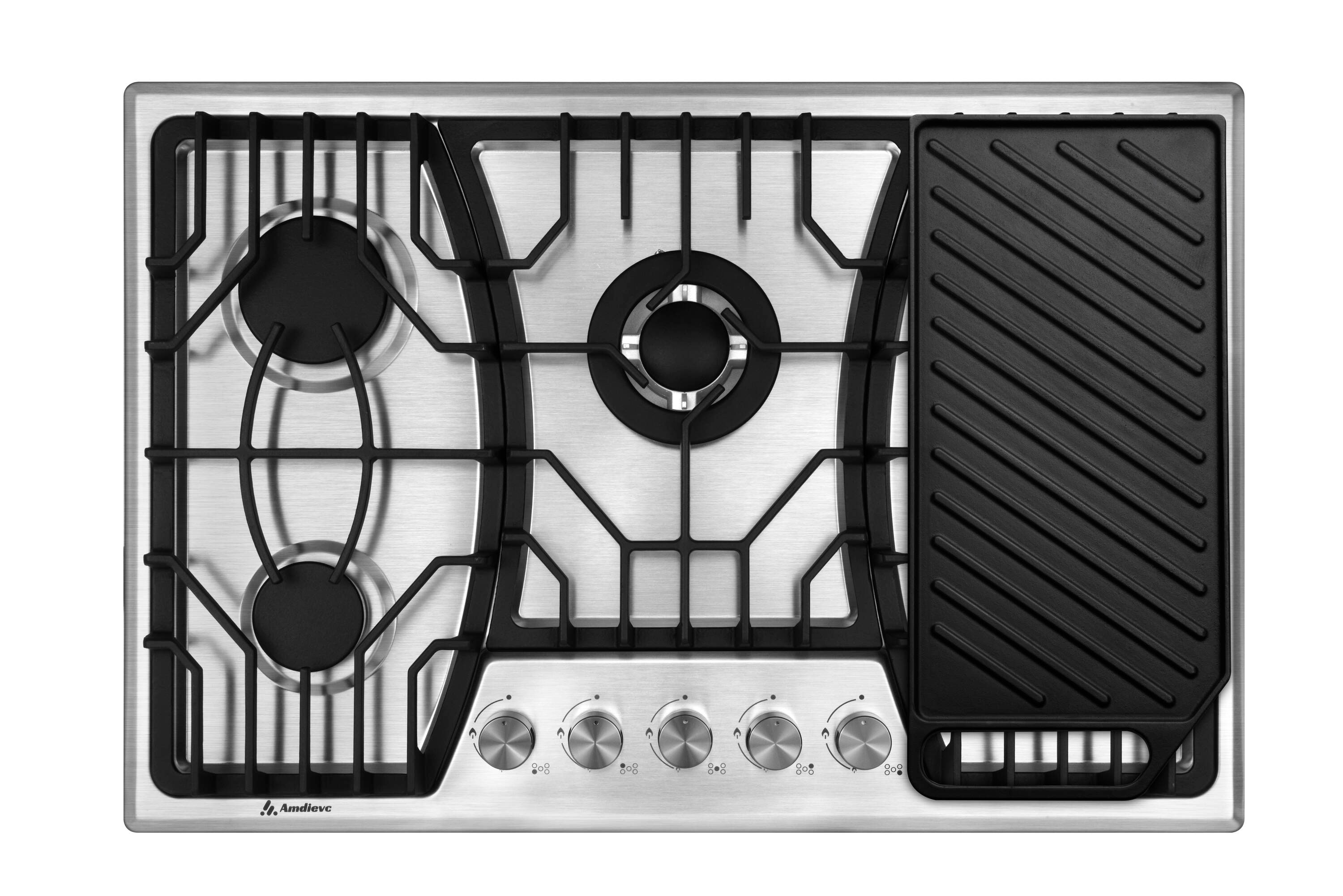 Damerin JQ553 30-in 5 burners Stainless steel Gas Cooktop