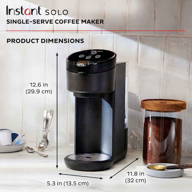 Instant Brands Instant Solo Single Serve Coffee Charcoal