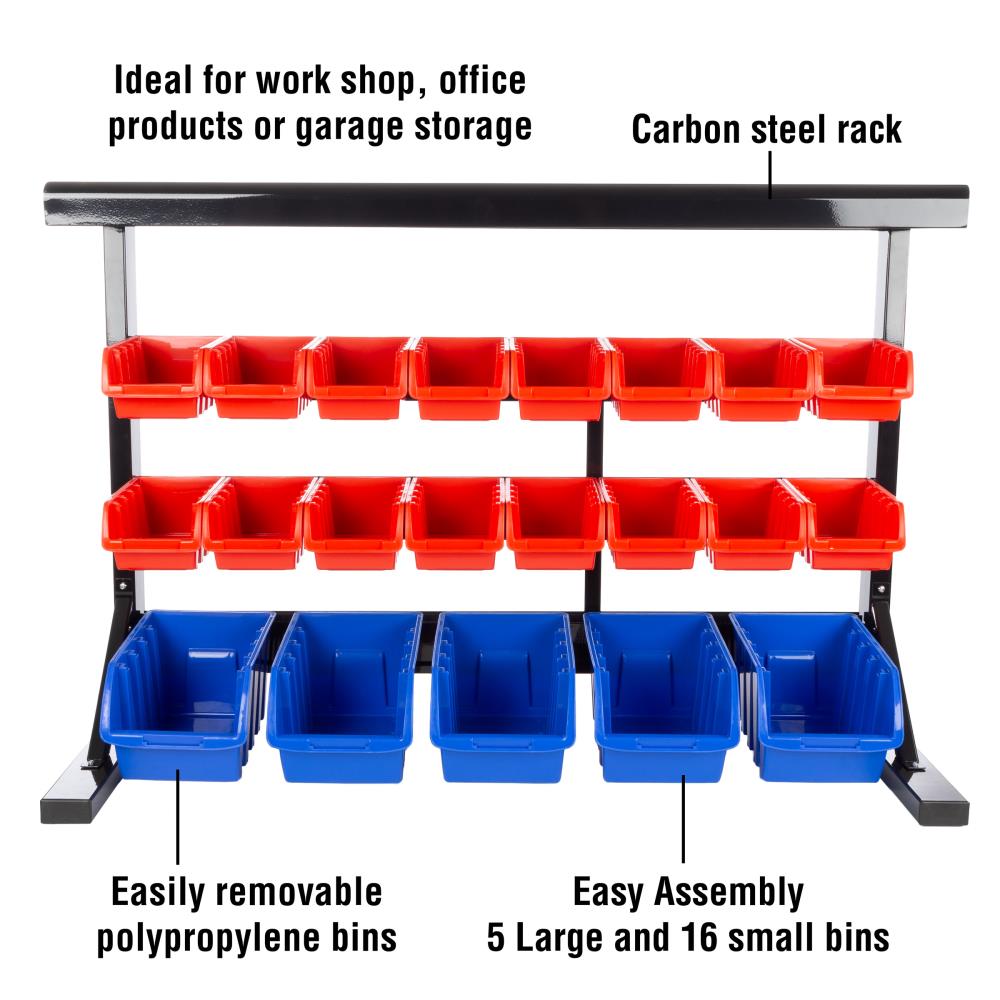 Hastings Home Plastic Storage Tray In, Shelving Tabletops And Bins Should Be Made Of