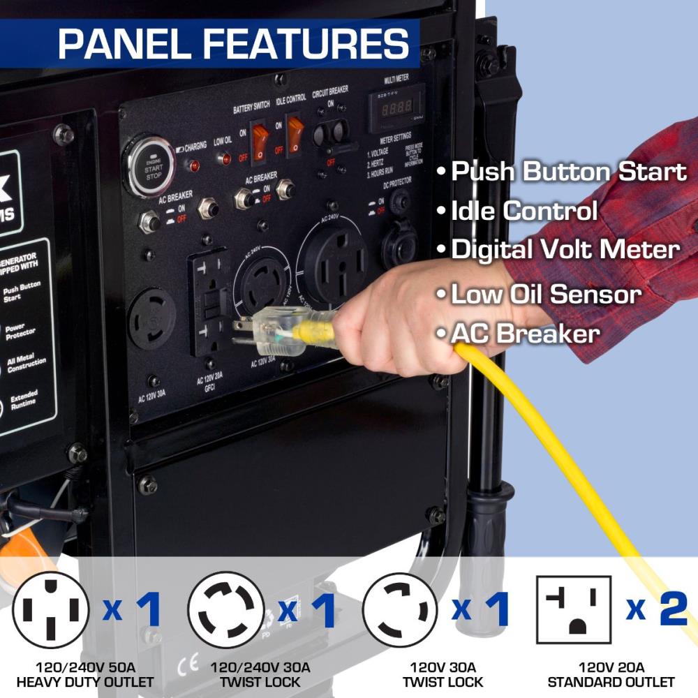 DuroMax XP13000E Portable-Generators - View #4
