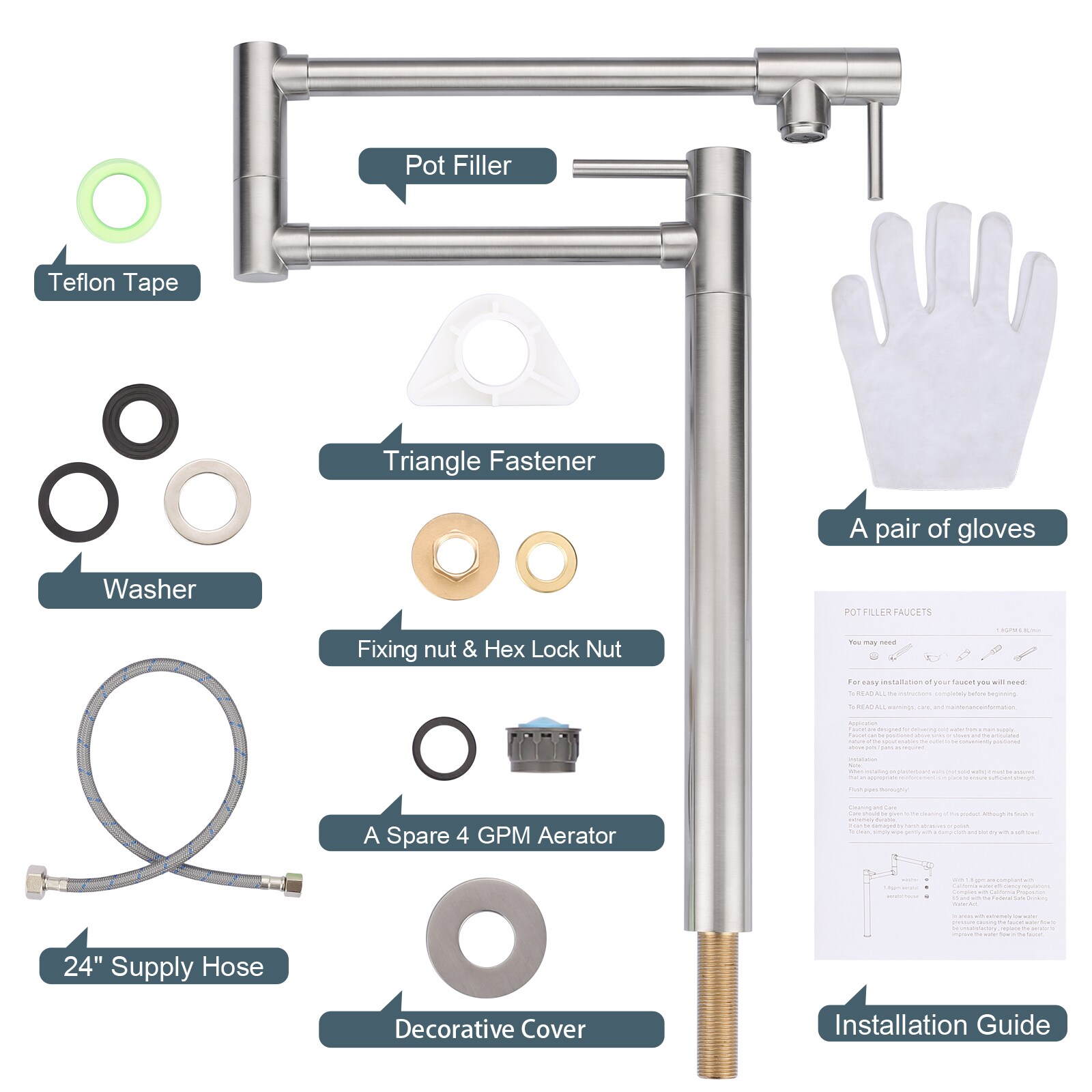 WOWOW 2315000-LW Kitchen-Faucets - View #6