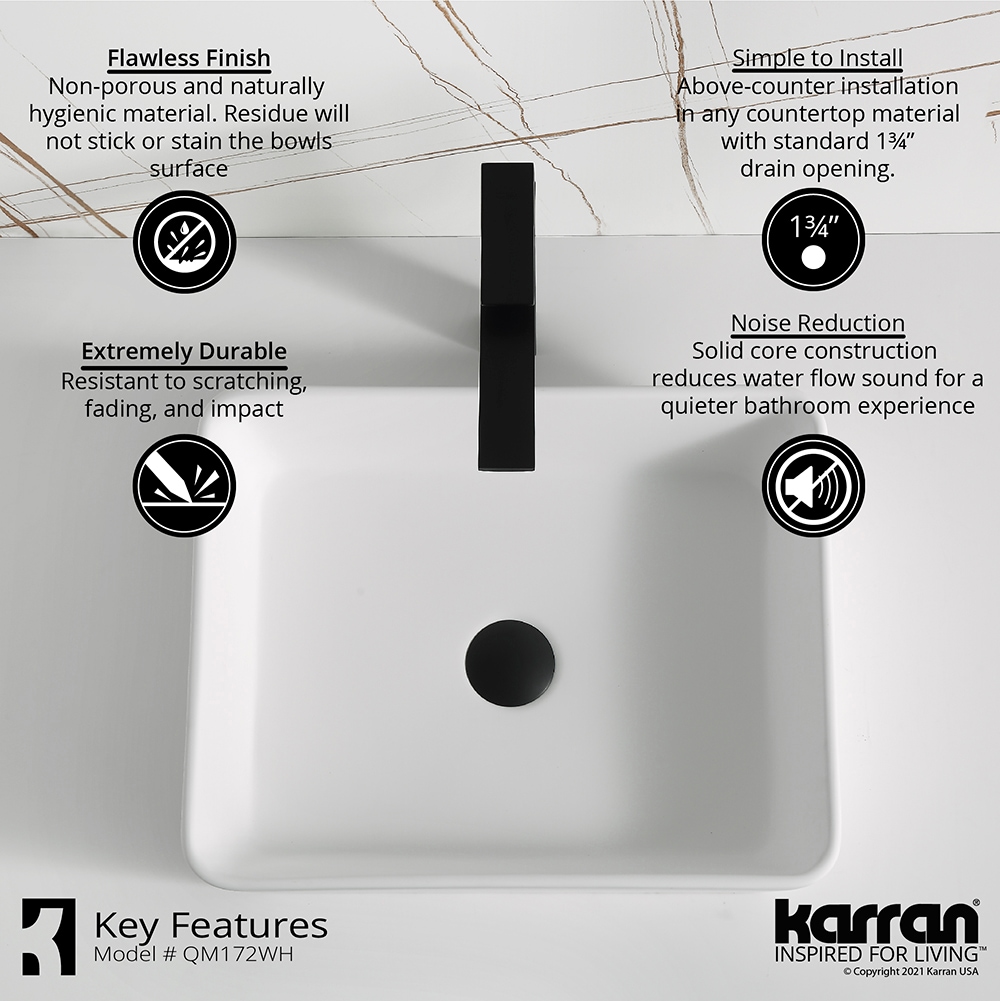 Karran QM172WH422MB Bath-Sink - View #6