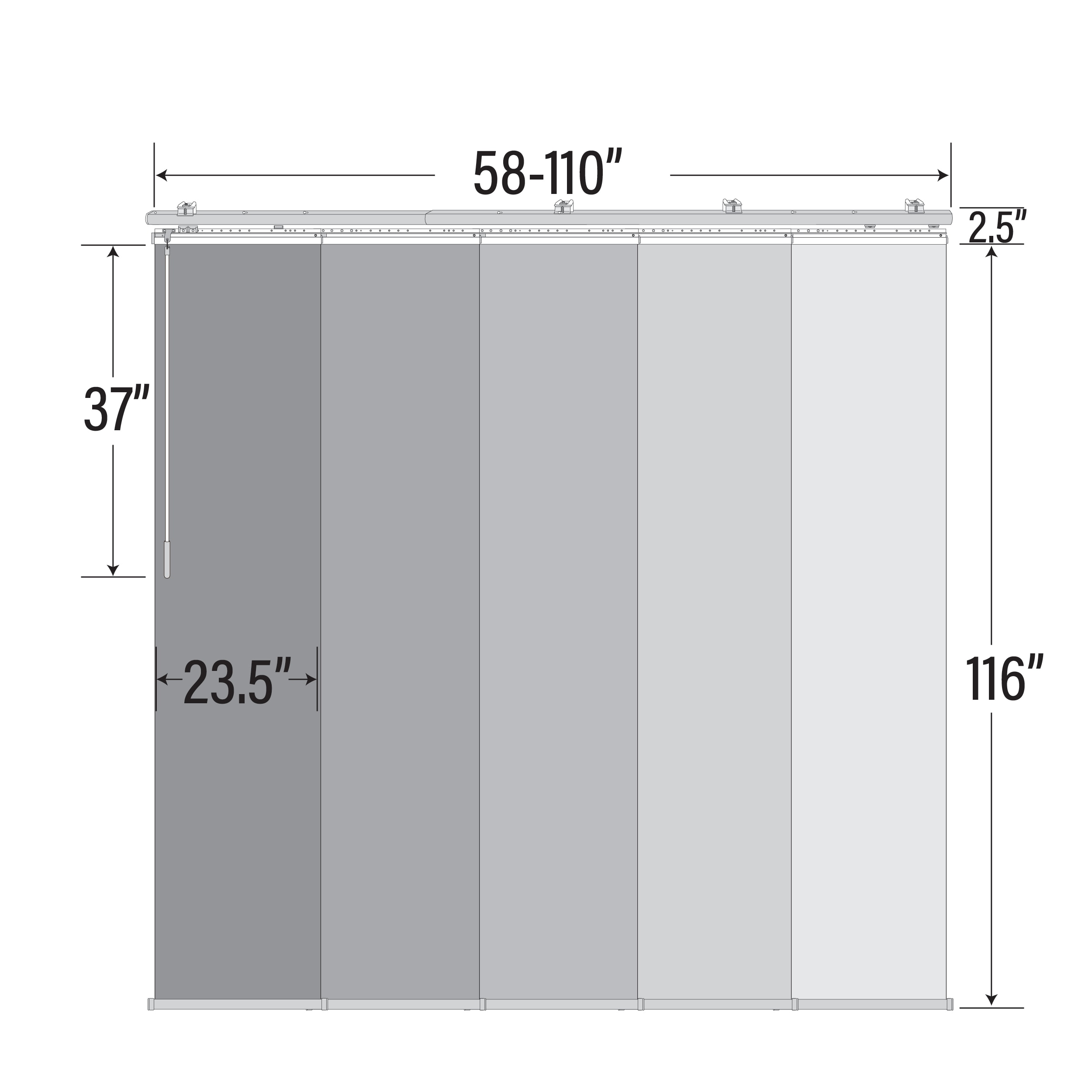 Hart & Harlow L-T24-5-5P11B blinds - View #4