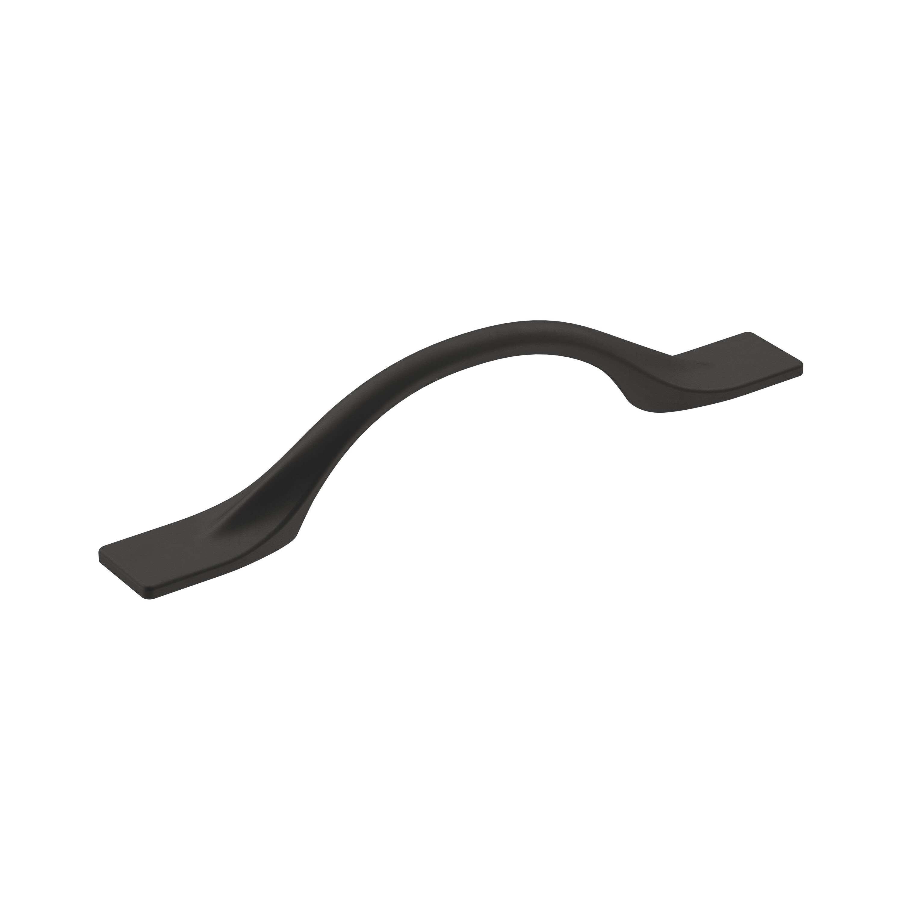 Amerock BP36917FB Uprise 3-3/4-in , 96mm Center to Center Matte Black Arch Handle