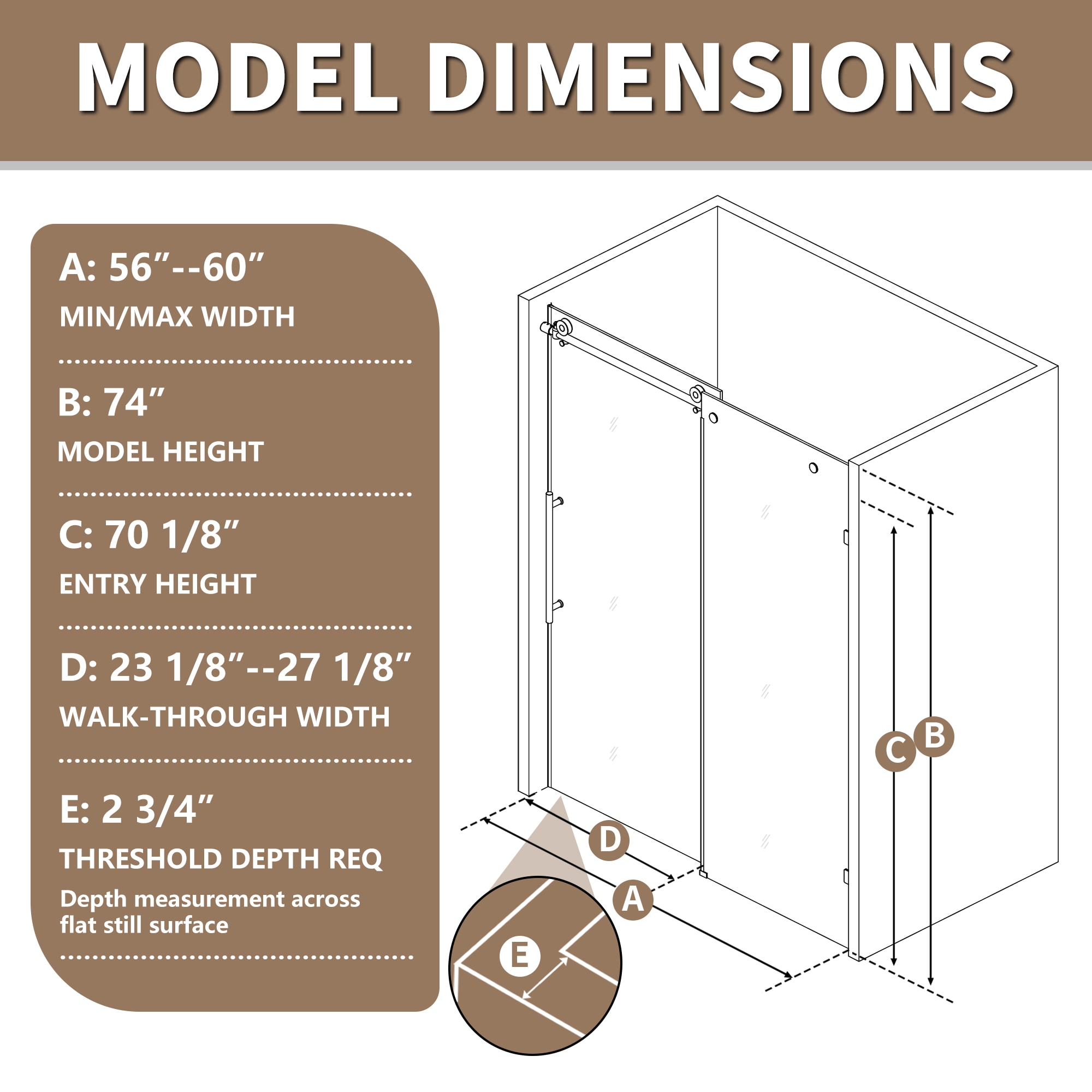 AAZJ JKF-MD04-7230SF2 Shower-Doors - View #4