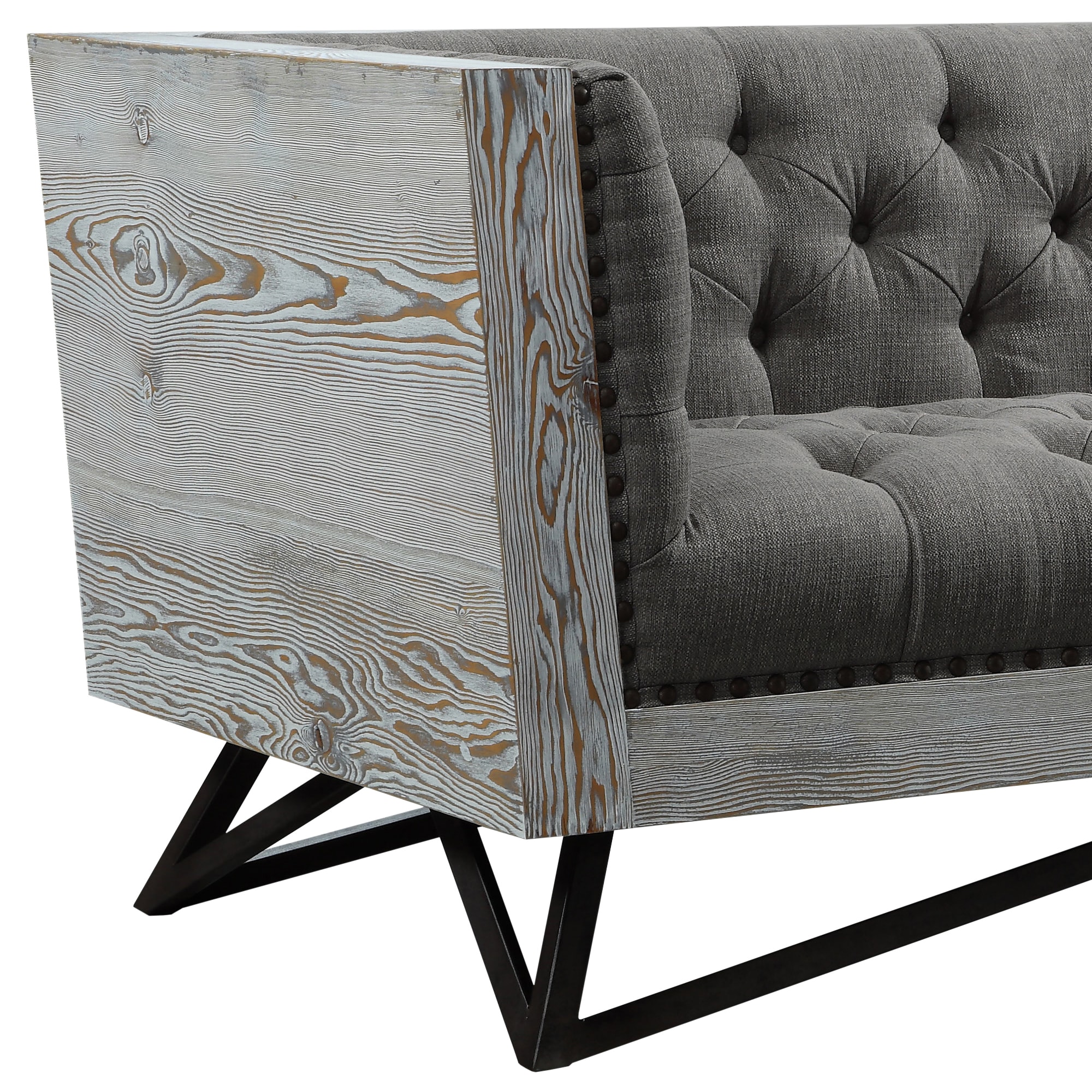 Armen Living LCRE3GR Sofas-Loveseats - View #2