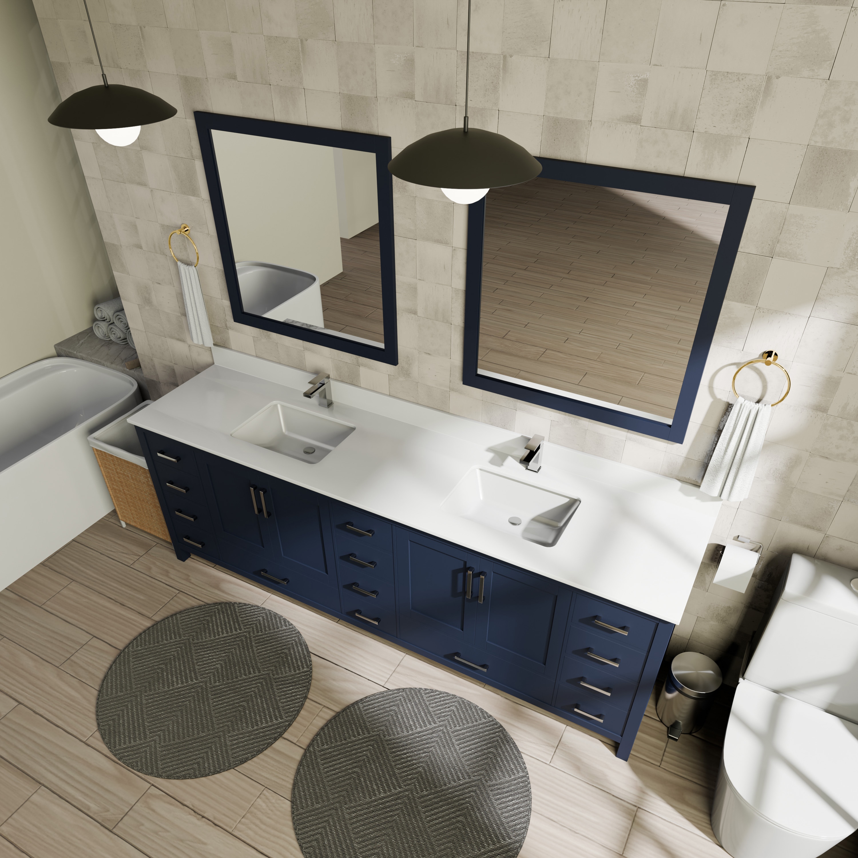 Lexora LVJ84DE310 Bath-Vanity-Combo - View #7