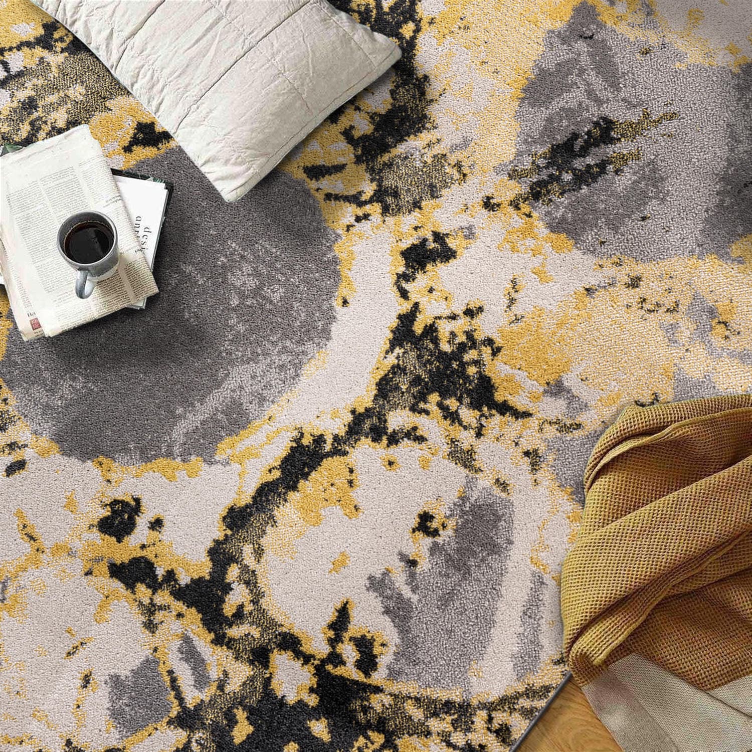 World Rug Gallery 389YELLOW5X7 rugs - View #9