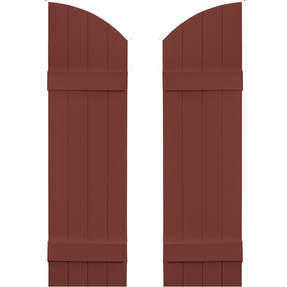 Vantage V5931445027 13.875-in W x 45-in H Cambridge Red Exterior Shutters