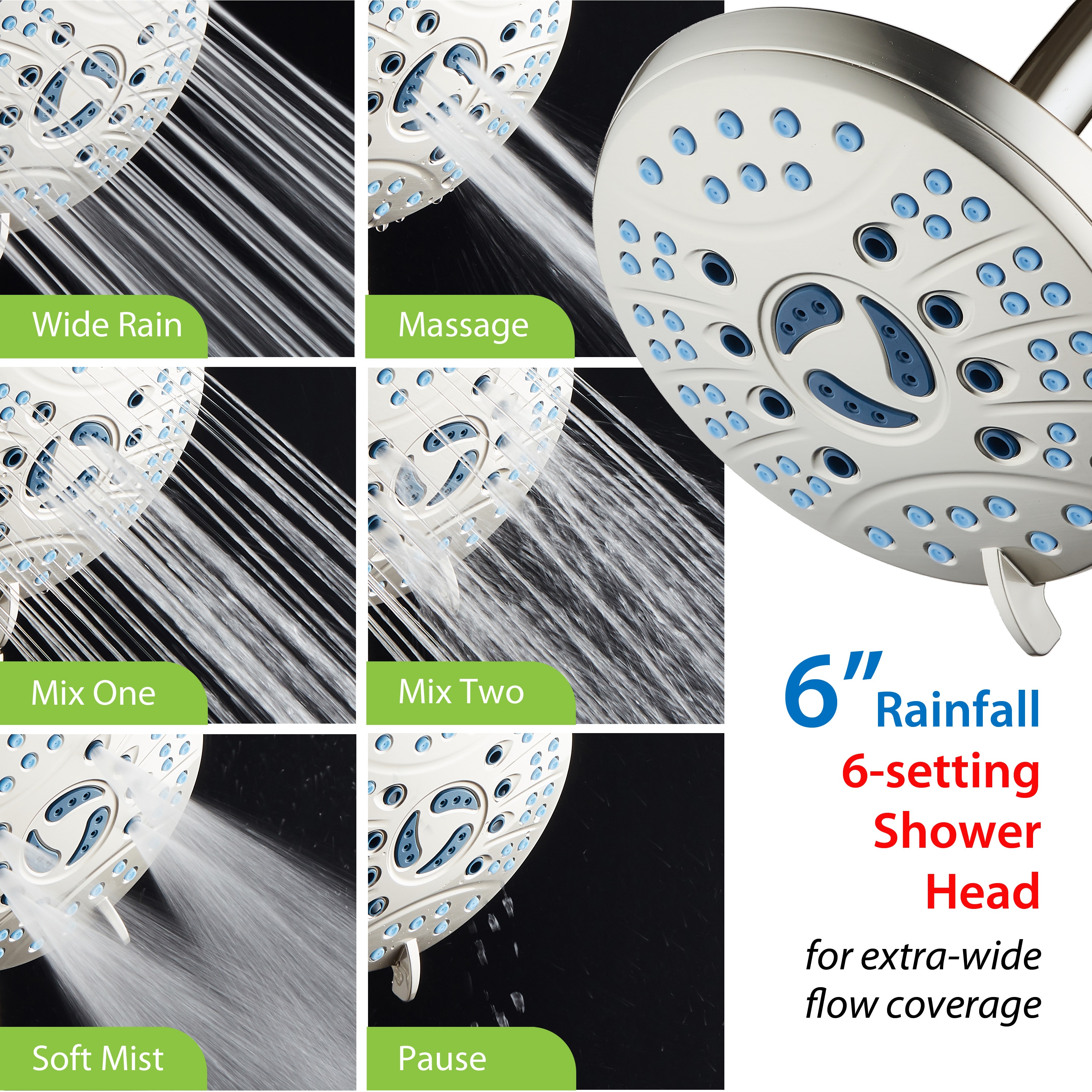 AquaCare 4234 Fixed-Showerhead - View #3