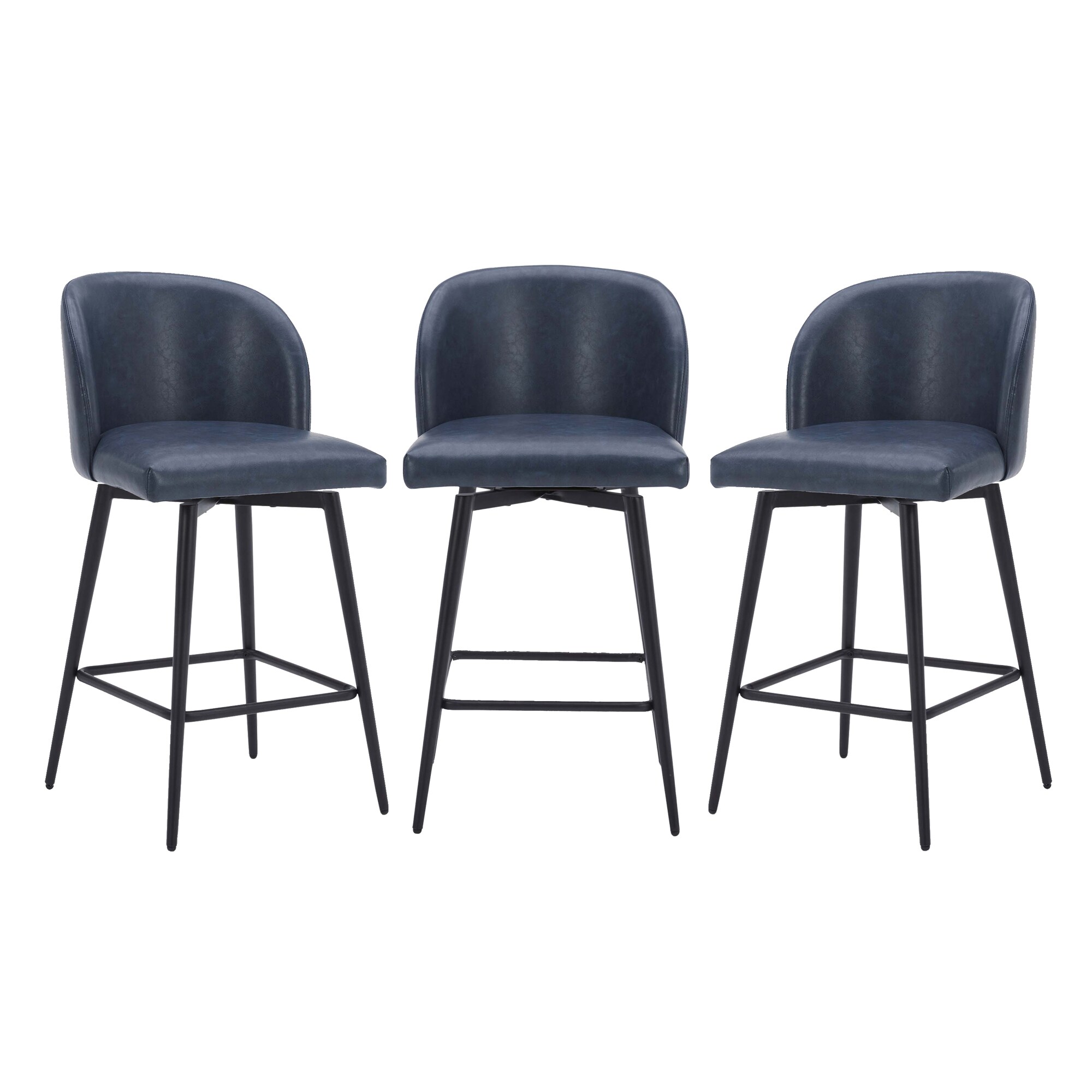 Circle 55 3-LWSY2001-PU6033 stools - View #2