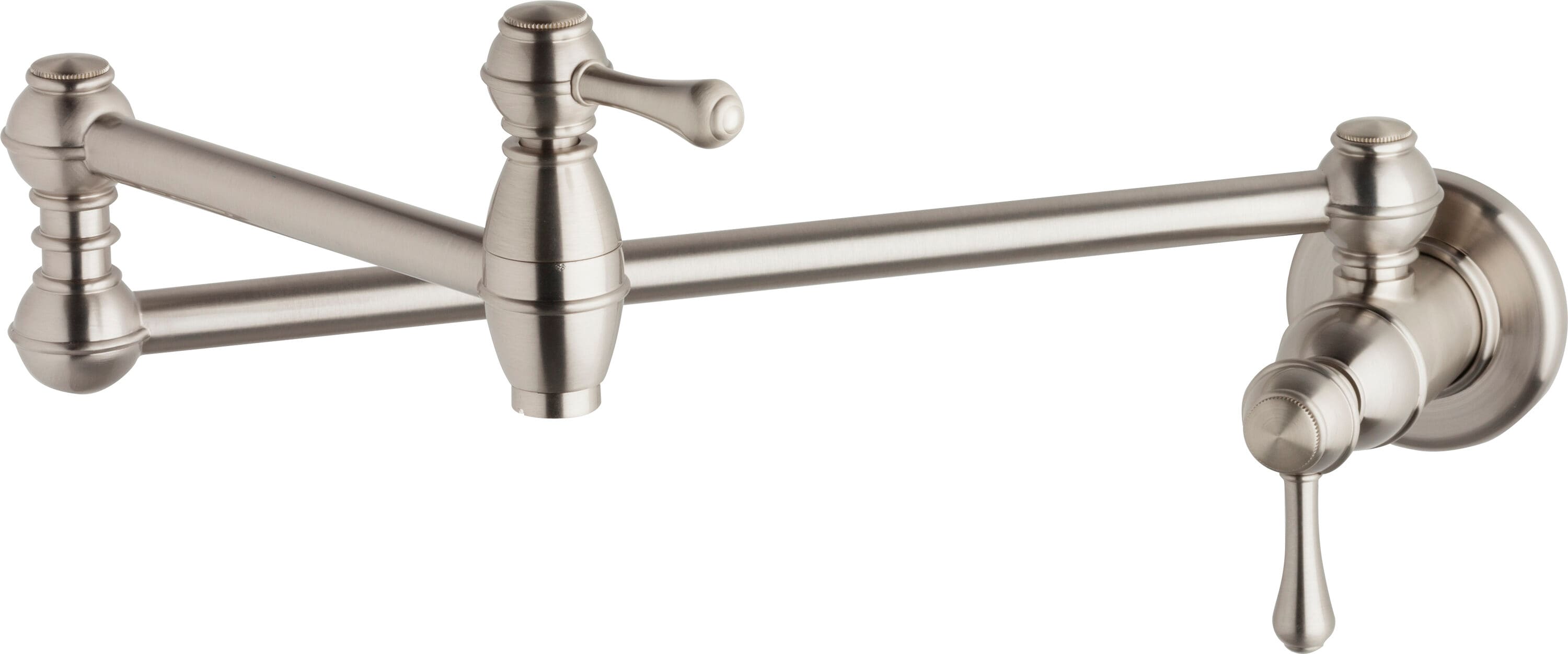 Gerber D205057SS Stainless Steel Single Handle Wall-mount Pot Filler Kitchen Faucet
